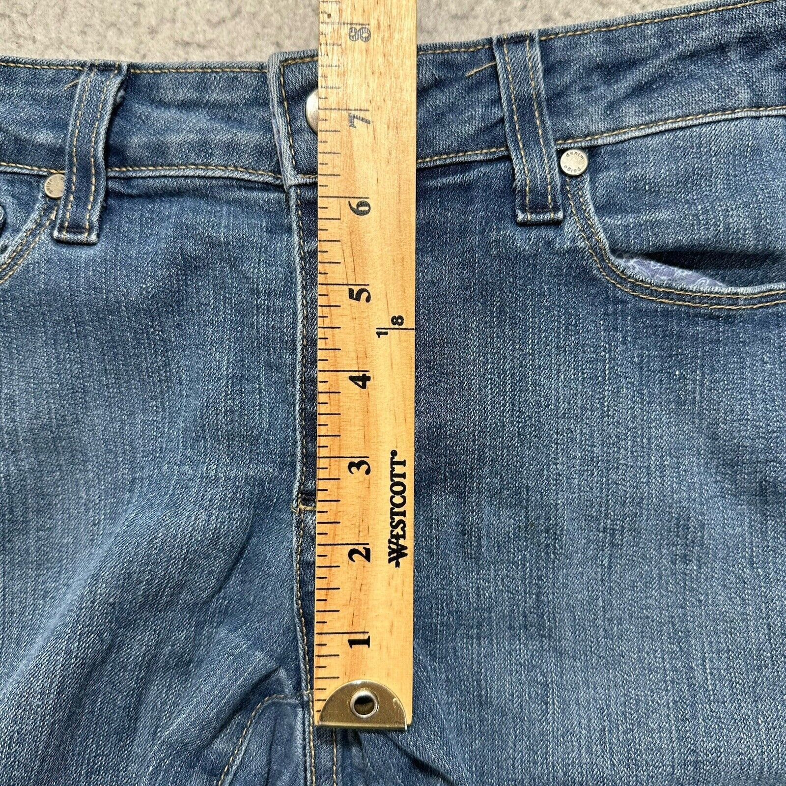 Paige Paige Jeans 27 Blue Low Rise Bootcut Denim Jeans (30x32) Size 30" / US 8 / IT 44 - 13 Thumbnail