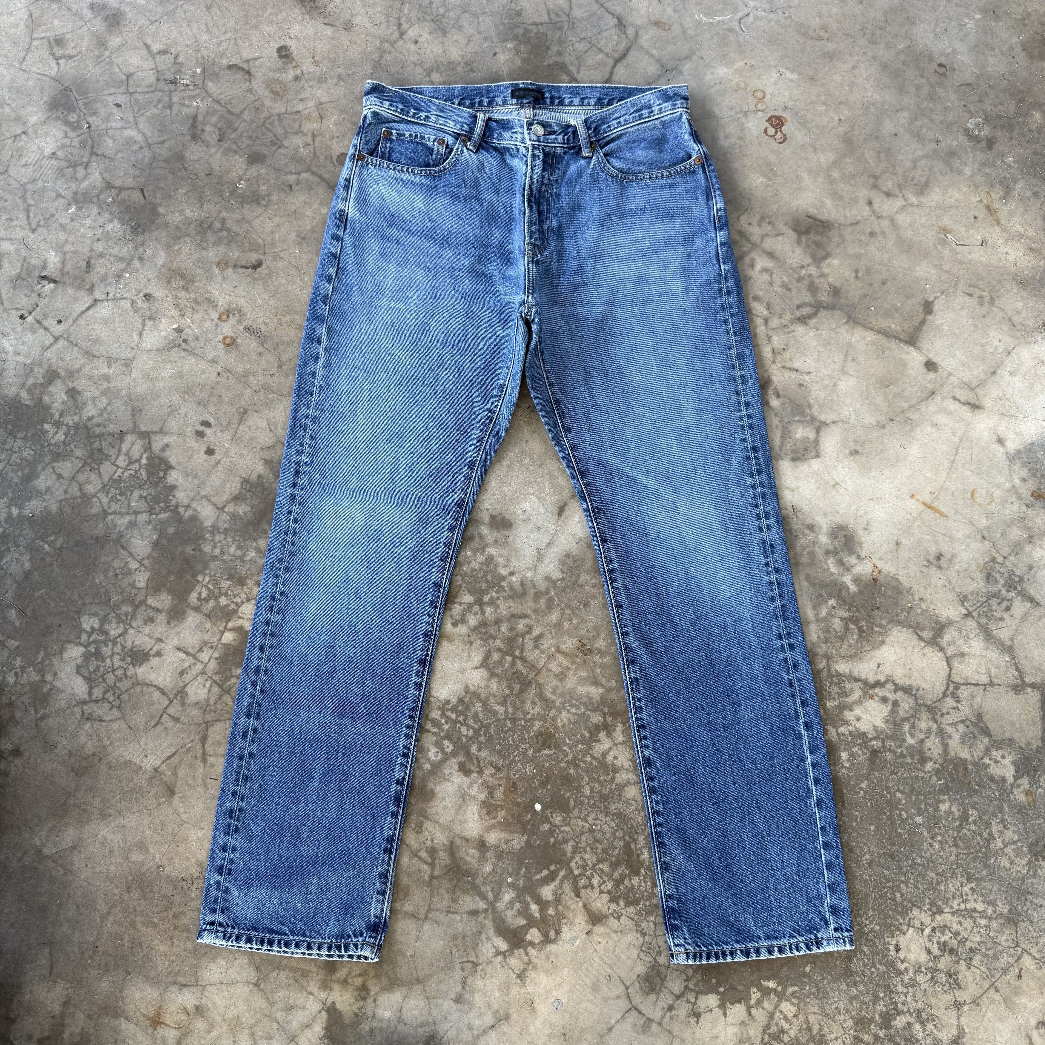 Japanese Brand Size 34 Vintage Japanese Brand Faded Denim Jean Pants Size US 34 / EU 50 - 2 Thumbnail