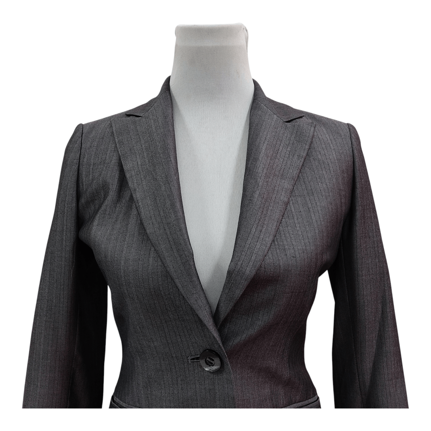 Loro Piana Loro Piana Charcoal Gray Silk Wool Blazer Jacket Size S / US 4 / IT 40 - 3 Thumbnail
