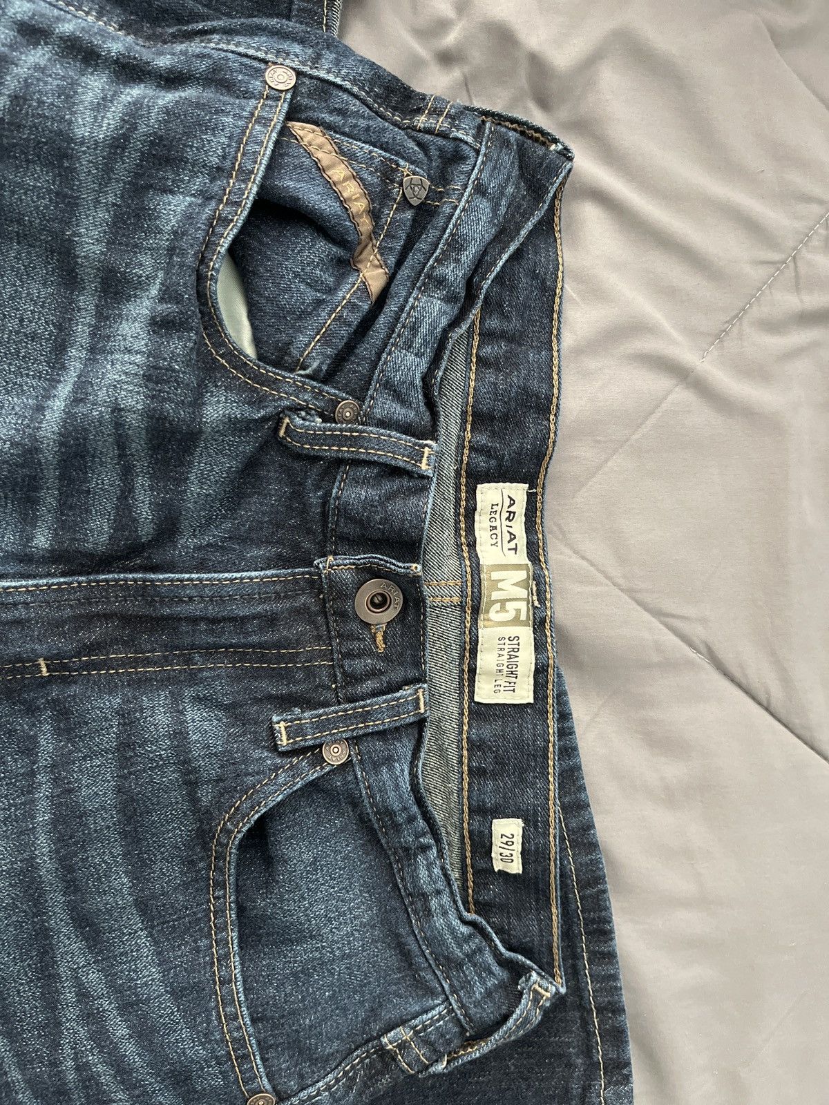 Ariat ariat m5 straight leg/fit jeans Size US 29 - 3 Thumbnail