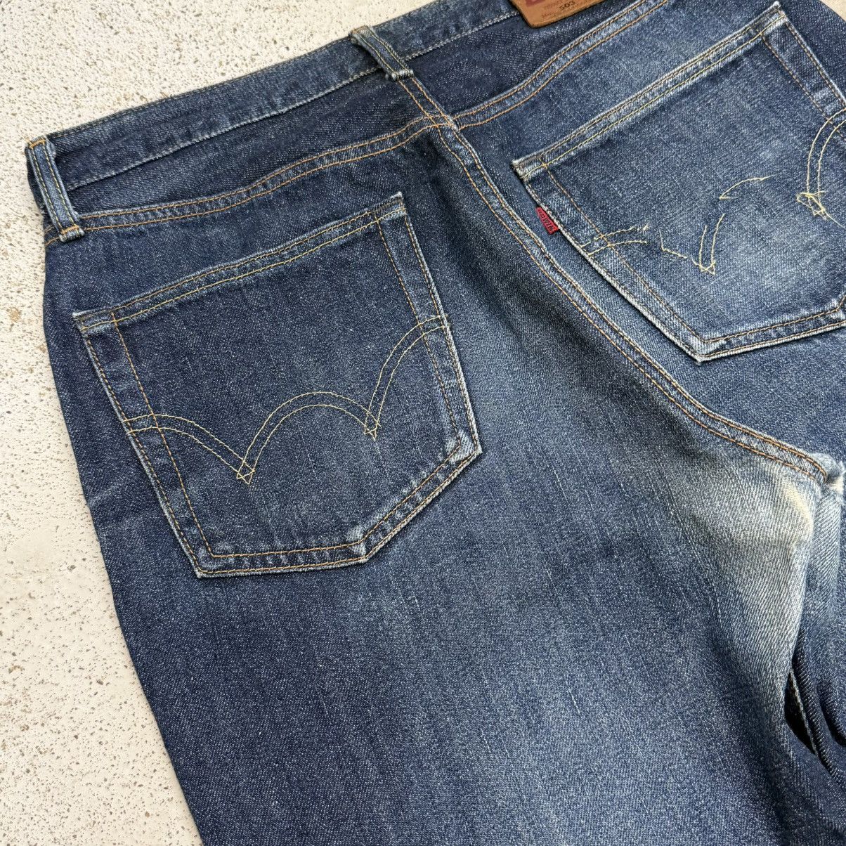 Edwin Vintage Edwin 503 Regular Rigid Distressed Denim Pants Size US 33 - 12 Thumbnail