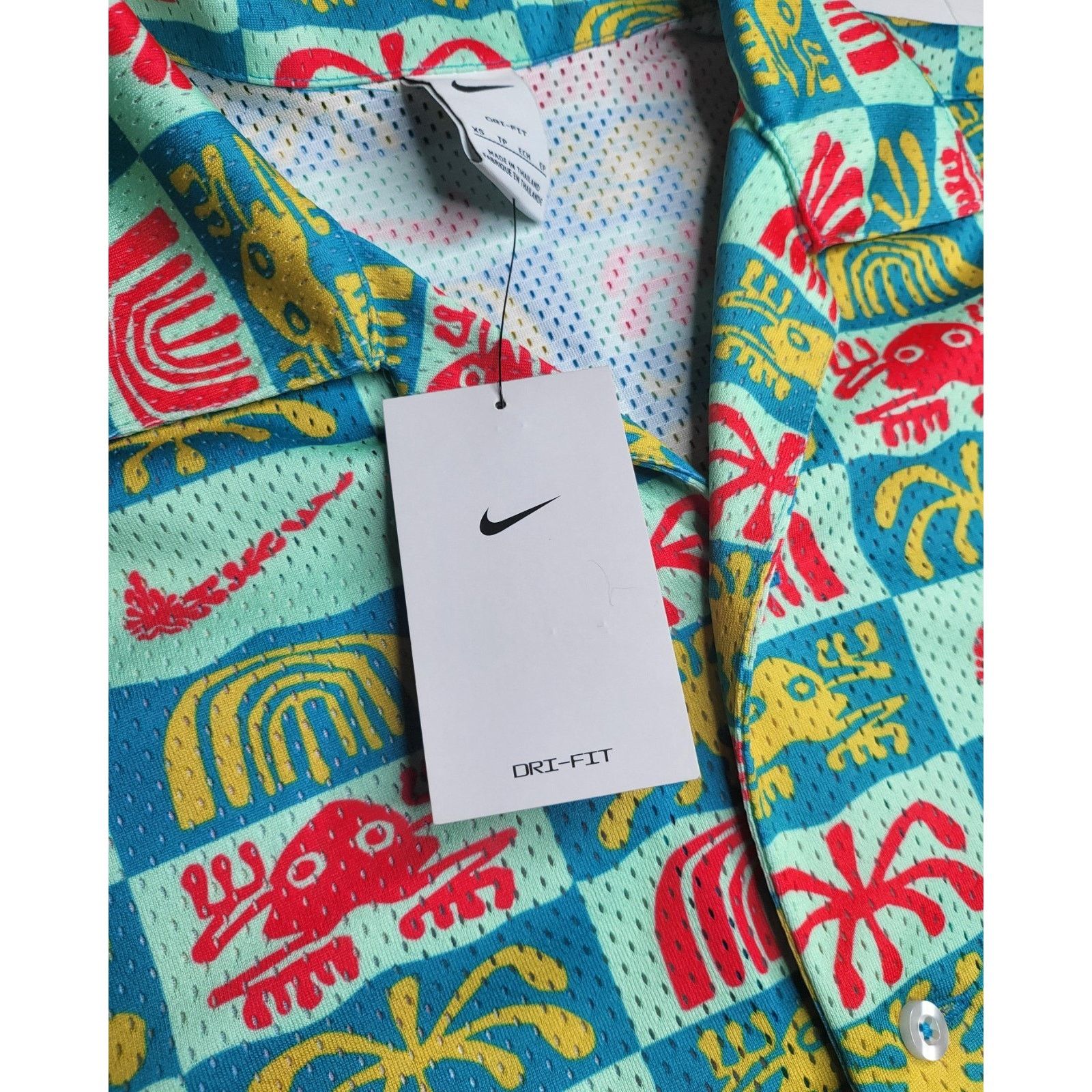 Nike NWT Nike Dri-Fit Men's Spring Break AOPth Button-Up XS Size US XS / EU 42 / 0 - 4 Thumbnail