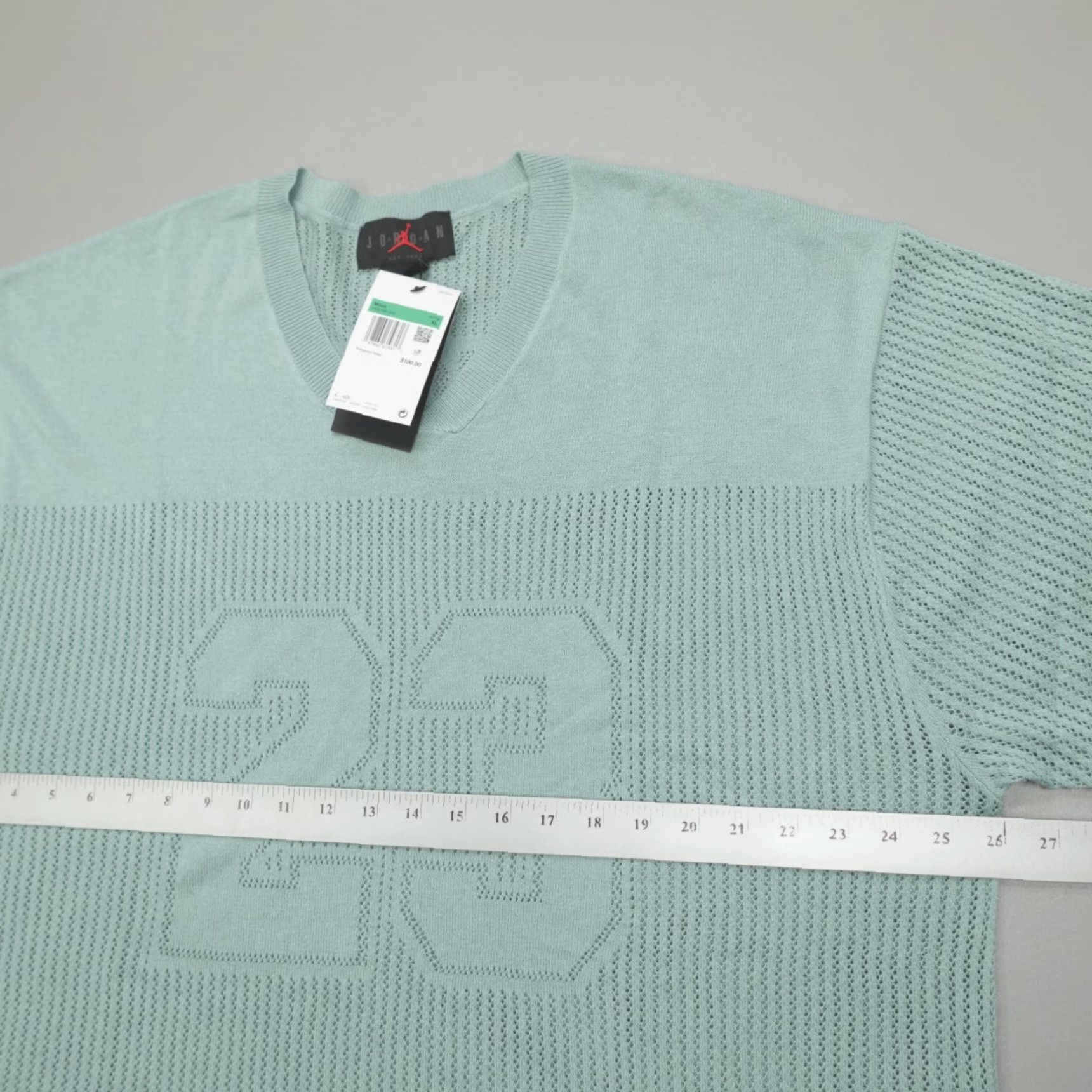 Jordan Brand Air Jordan Knit Jersey Top Mineral Slate Men's Size XL HQ0766-309 Size US XL / EU 56 / 4 - 7 Thumbnail