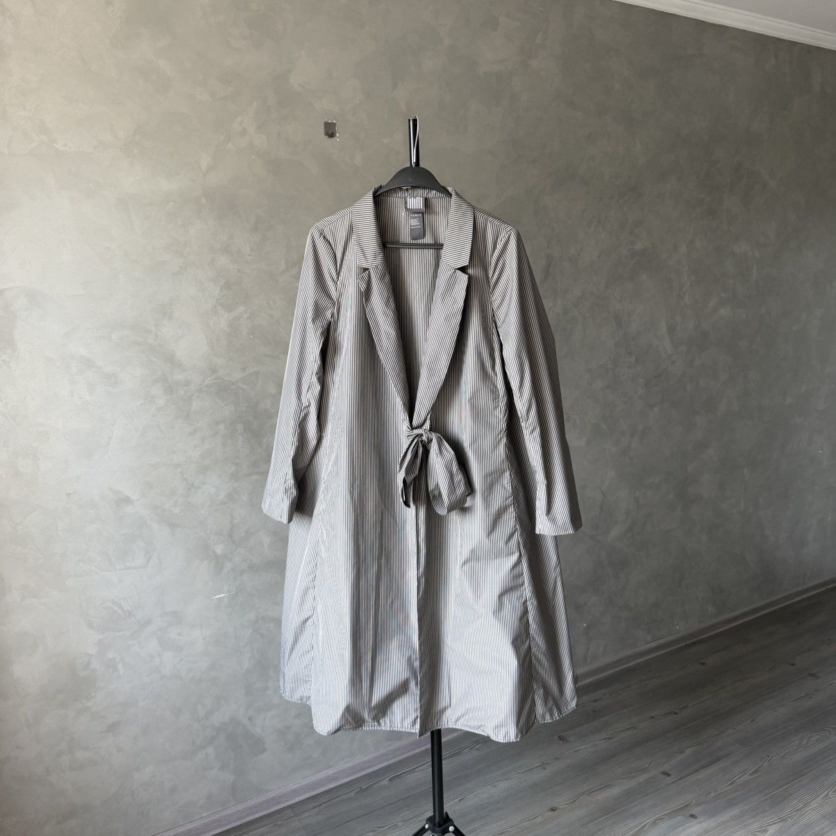 Other Lilith Paris Striped Lightweight Trench Coat Avant Garde Size S / US 4 / IT 40 - 1 Thumbnail