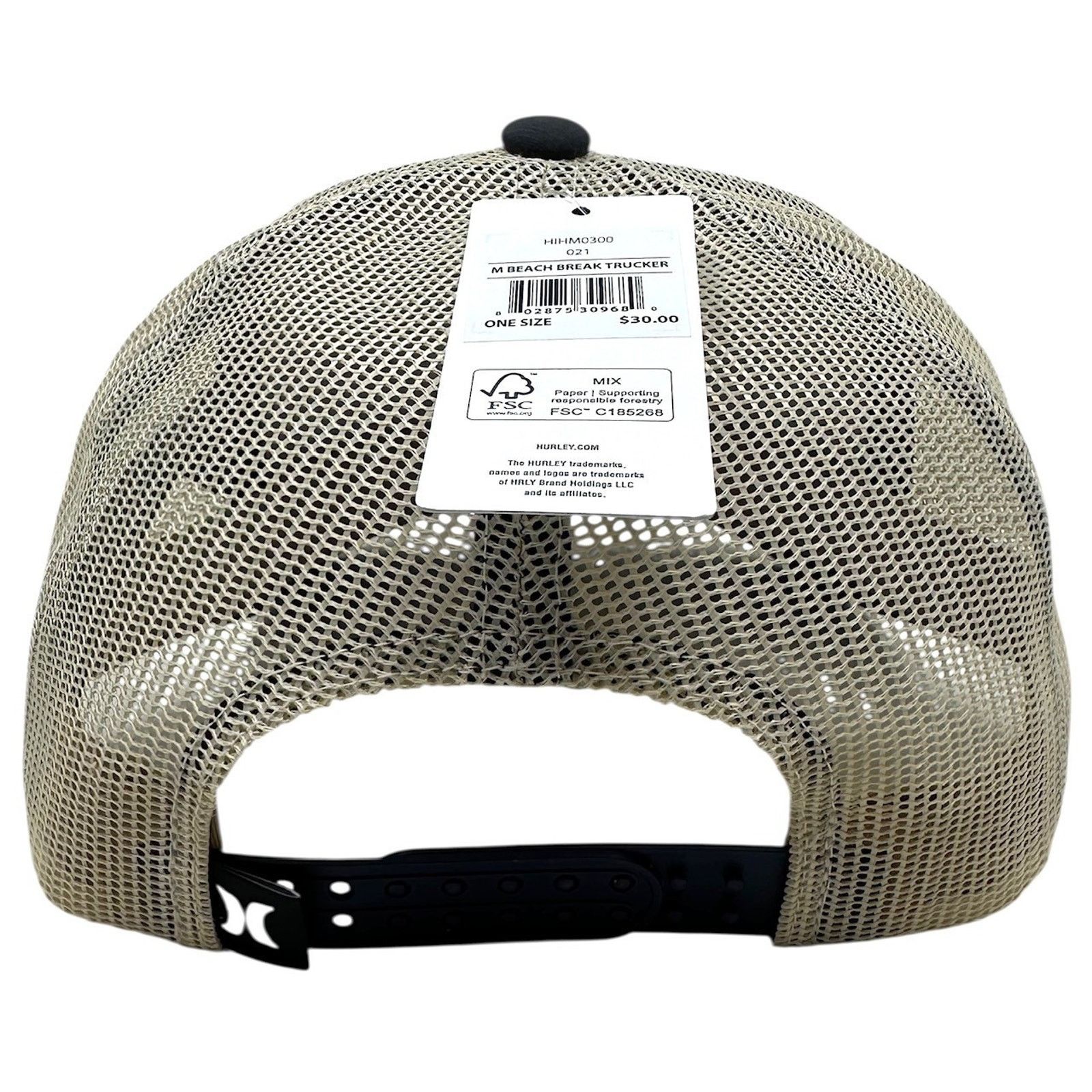 Hurley Hurley Trucker Hat Beach Break Stitch Patch Snapback Cap Size ONE SIZE - 3 Thumbnail