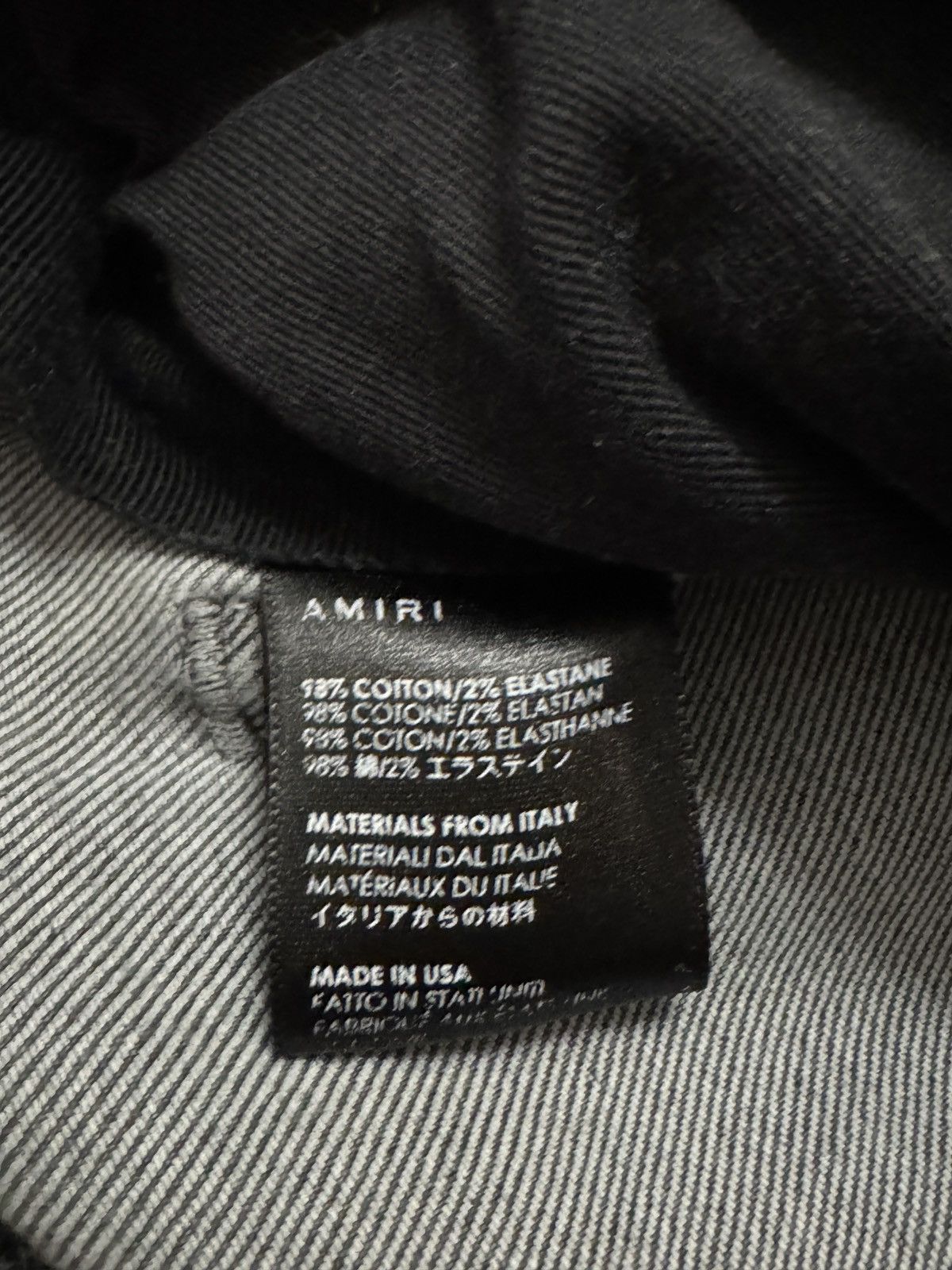 Amiri 💠Amiri💠 BROKEN KNEE GREY 2017 (32) Size US 32 / EU 48 - 4 Thumbnail