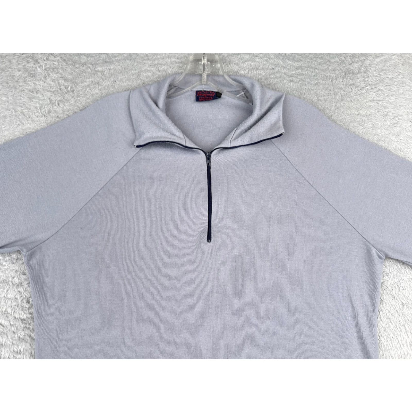 Patagonia Patagonia Sweater Unisex Adults XL Gray 1/4 Zip Capilene Mock Neck Pullover Cardigan Outdoor Winter Fall Spring Lightweight Size XL / US 12-14 / IT 48-50 - 4 Thumbnail