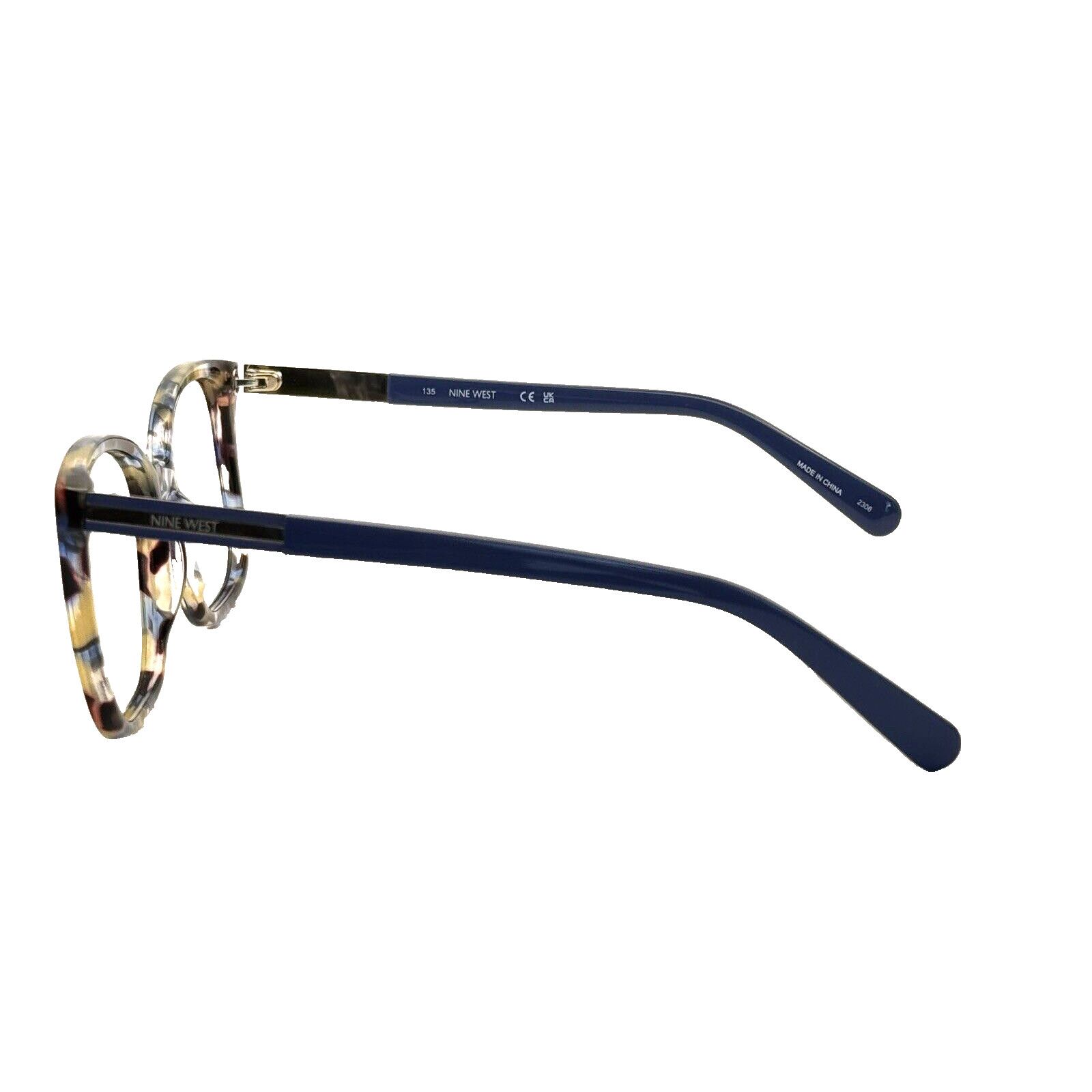 Nine West NINE WEST NW644S 428 BLUE TORTOISE EYEGLASSES RX FRAME Size ONE SIZE - 3 Thumbnail