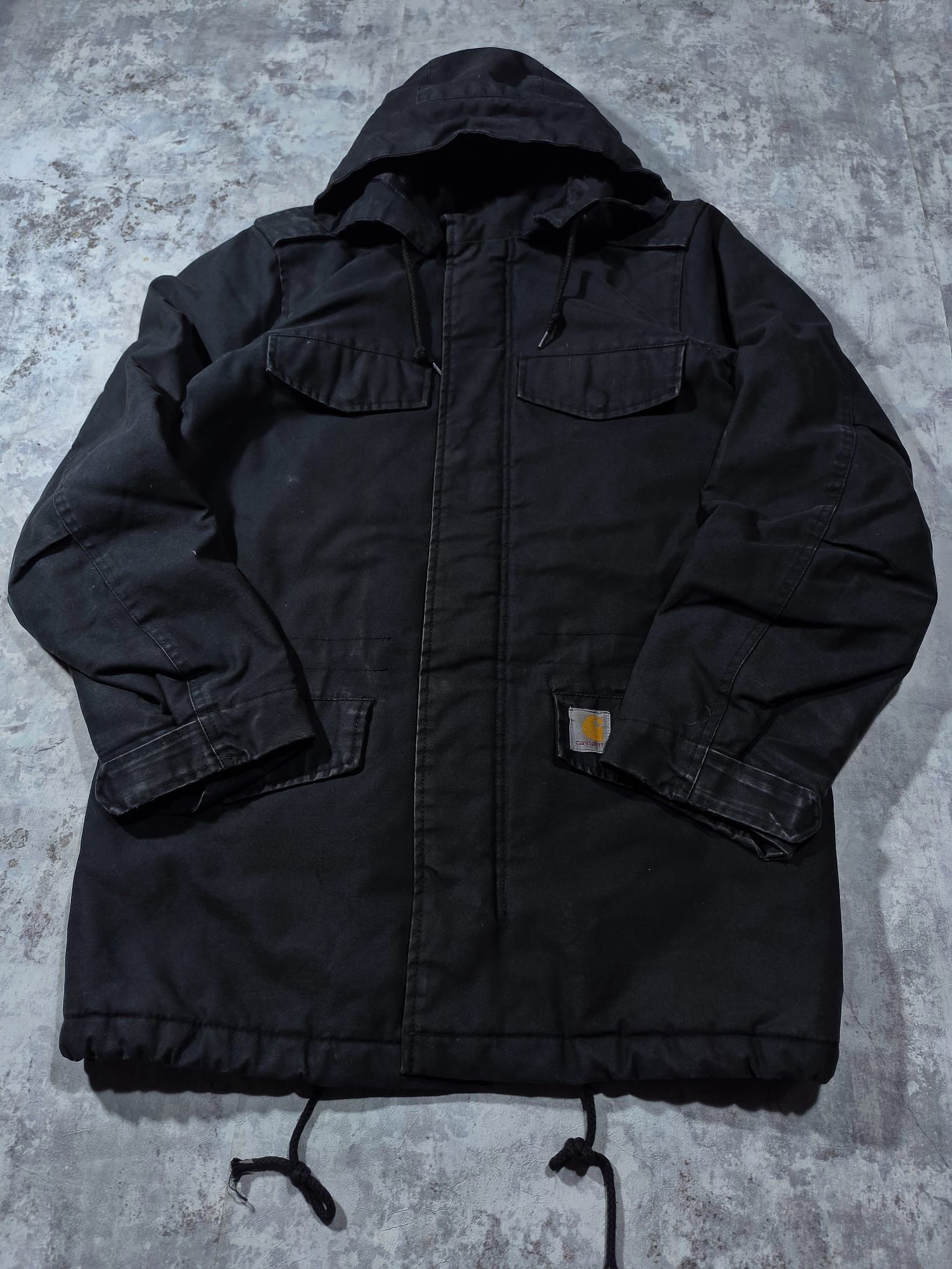 Carhartt vintage carhartt distressed military parka jacket Size US S / EU 44-46 / 1 - 5 Thumbnail