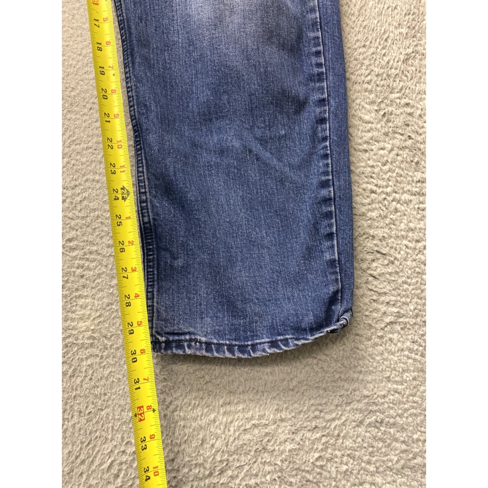 Denime VINTAGE Levi Strauss 550 Denim Jeans Men 42x30 Straight Big & Tall Blue Comfort Jeans Mens 42x30 Size US 42 / EU 58 - 5 Thumbnail