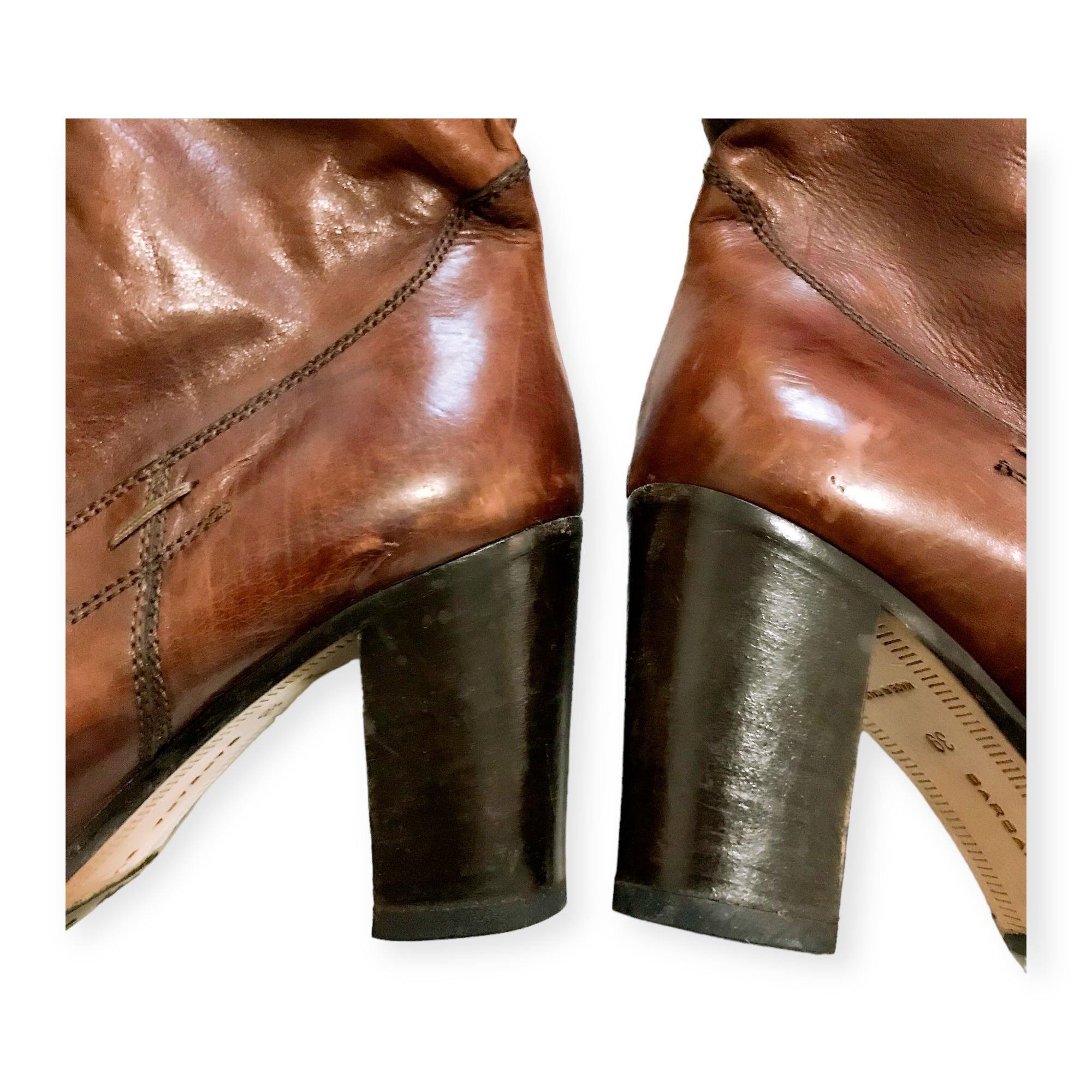 Barbara Bui Barbara Bui Brown Leather Knee High Boots EU 39 Archival Y2K Size US 9 / IT 39 - 8 Thumbnail