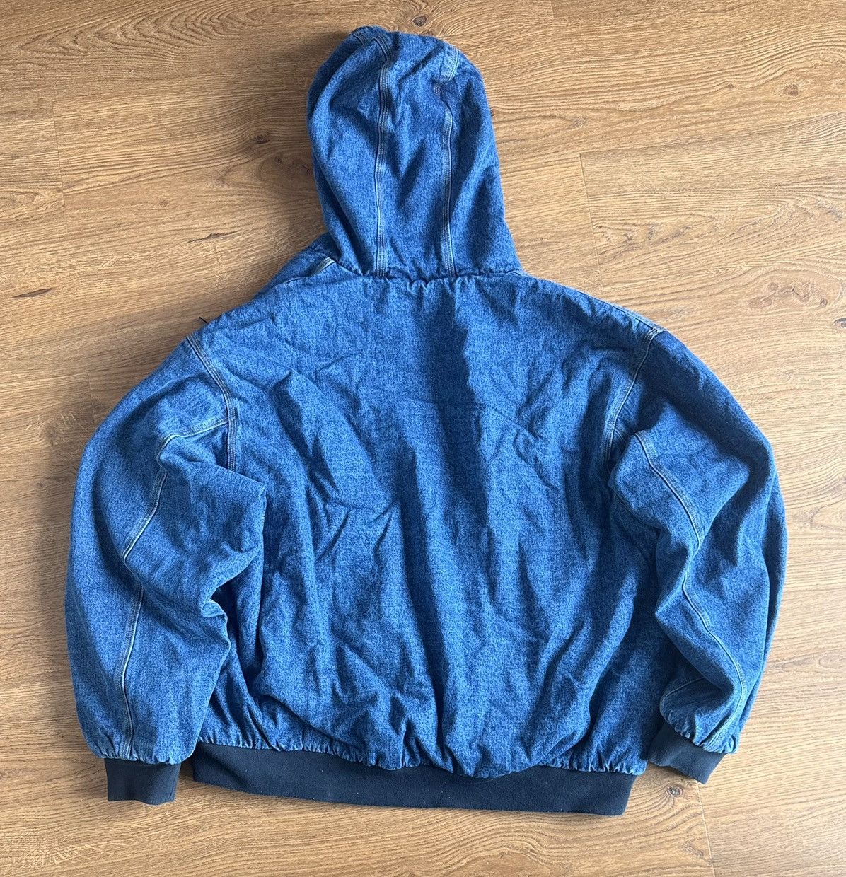 Carhartt × Vintage Vintage Carhartt Detroit Hooded Workwear Jacket Size US XL / EU 56 / 4 - 2 Thumbnail
