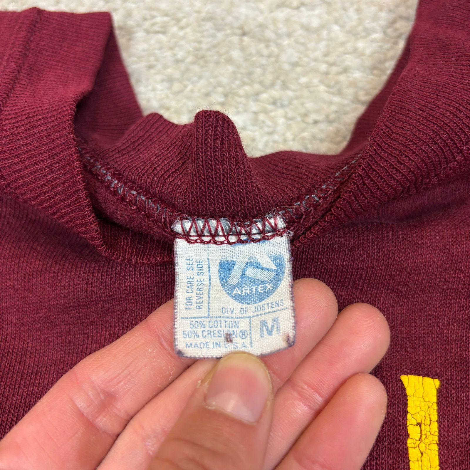 Vintage Vintage 80s Cambridge University Crest Sweatshirt Men's M Size US M / EU 48-50 / 2 - 4 Thumbnail