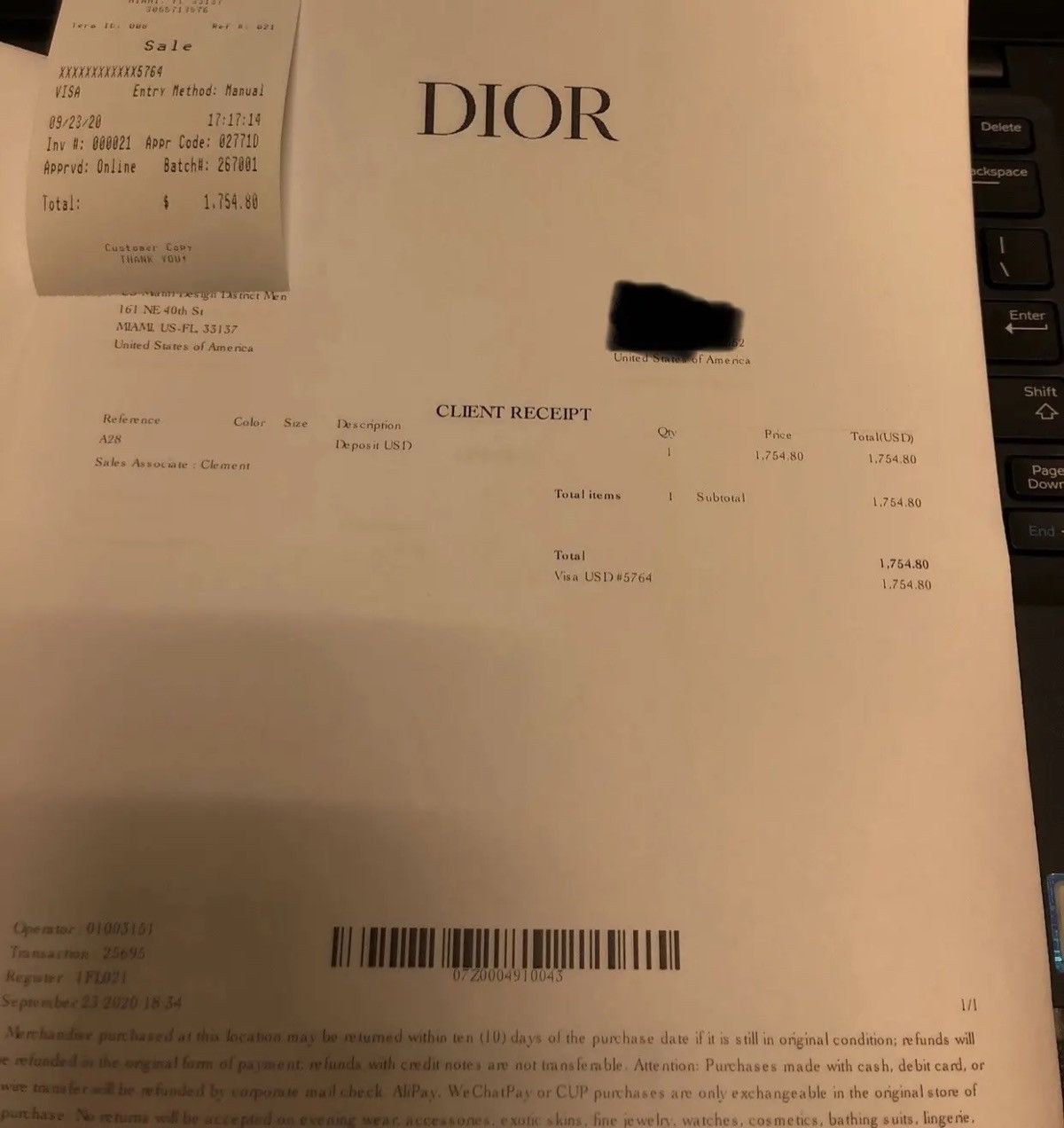 Dior Dior Oblique Kasuri cotton denim overshirt in blue and white Size US M / EU 48-50 / 2 - 9 Thumbnail