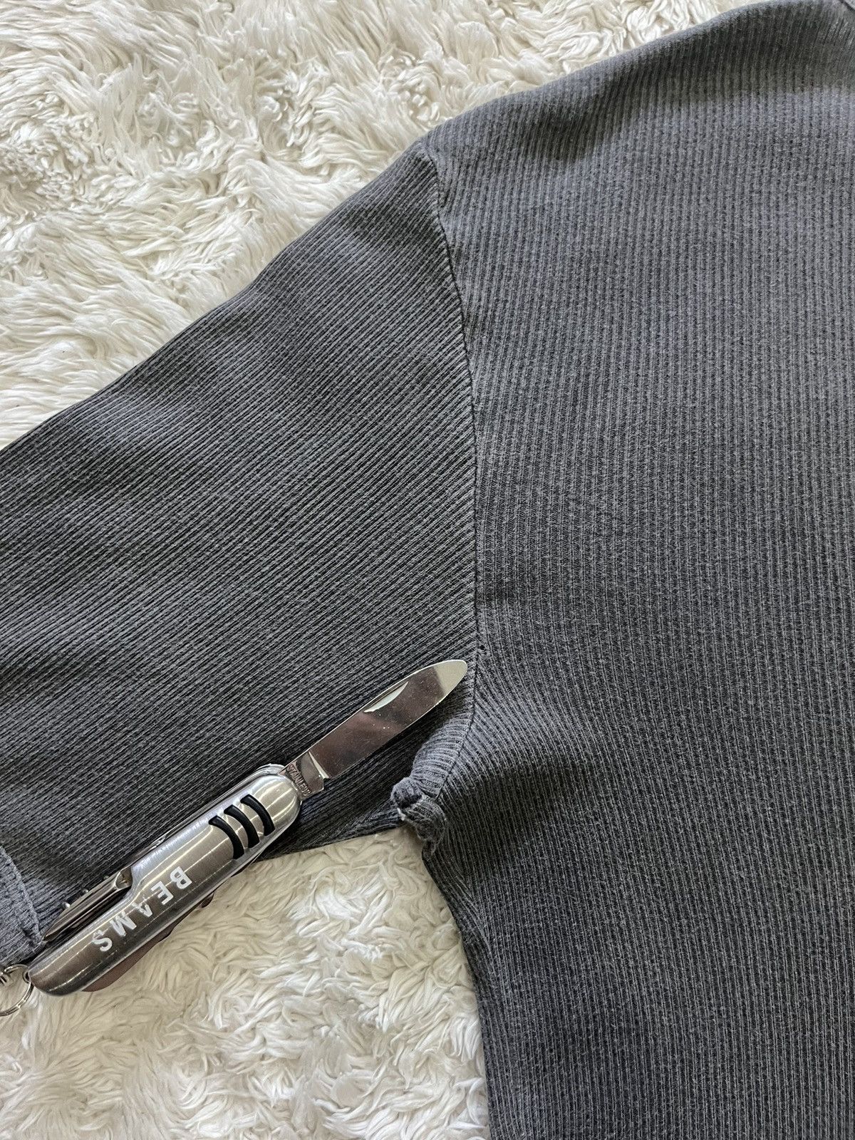 Raf Simons raf simons SS04 black faded ribbed tee Size US L / EU 52-54 / 3 - 18 Thumbnail
