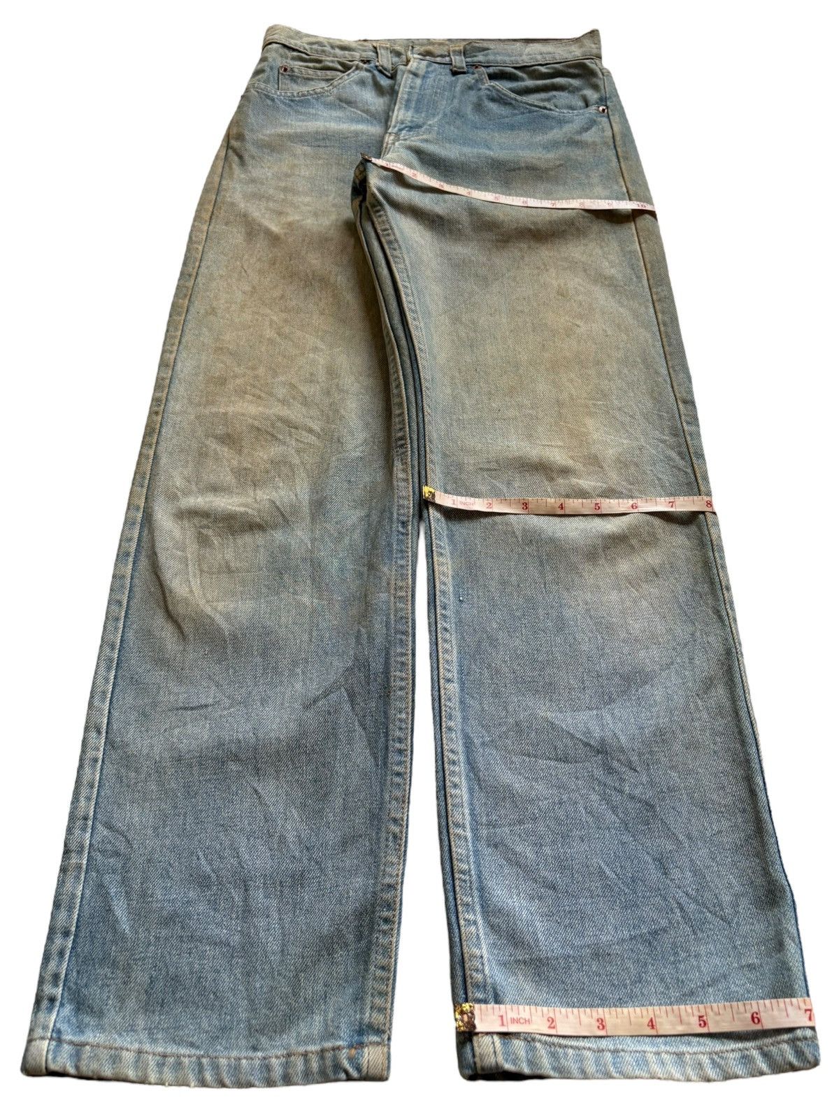 Levi's × Levi's Vintage Clothing Vintage 80s Levis 503 Orange Tab Rusty Mud Wash Jeans Size US 28 / EU 44 - 15 Thumbnail