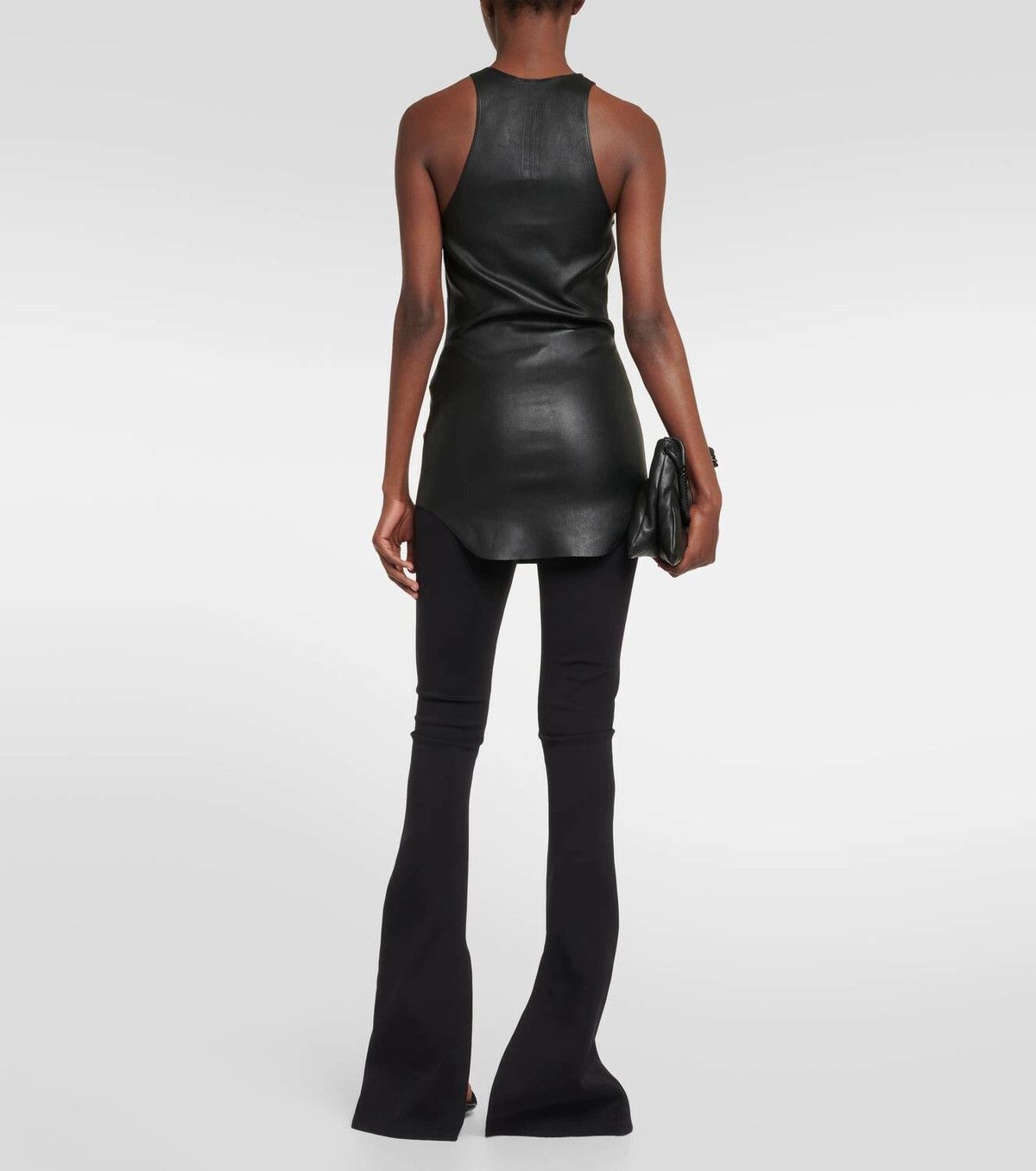 Rick Owens o1y0126 Tank Top in Black Size S / US 4 / IT 40 - 5 Thumbnail