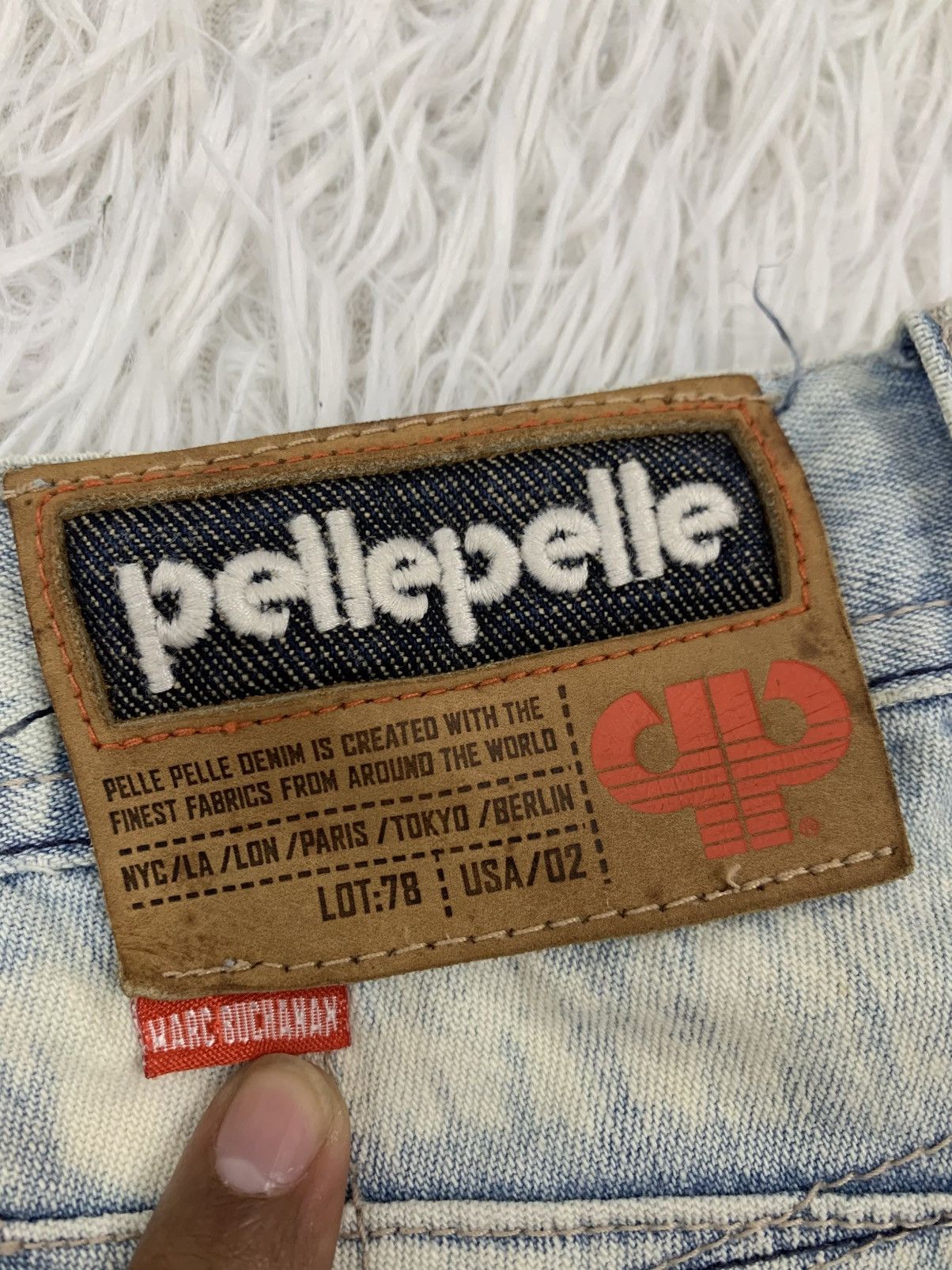 Pelle Pelle Pelle Pelle Marc Buchanan Denim Short Pant Size US 41 - 16 Thumbnail