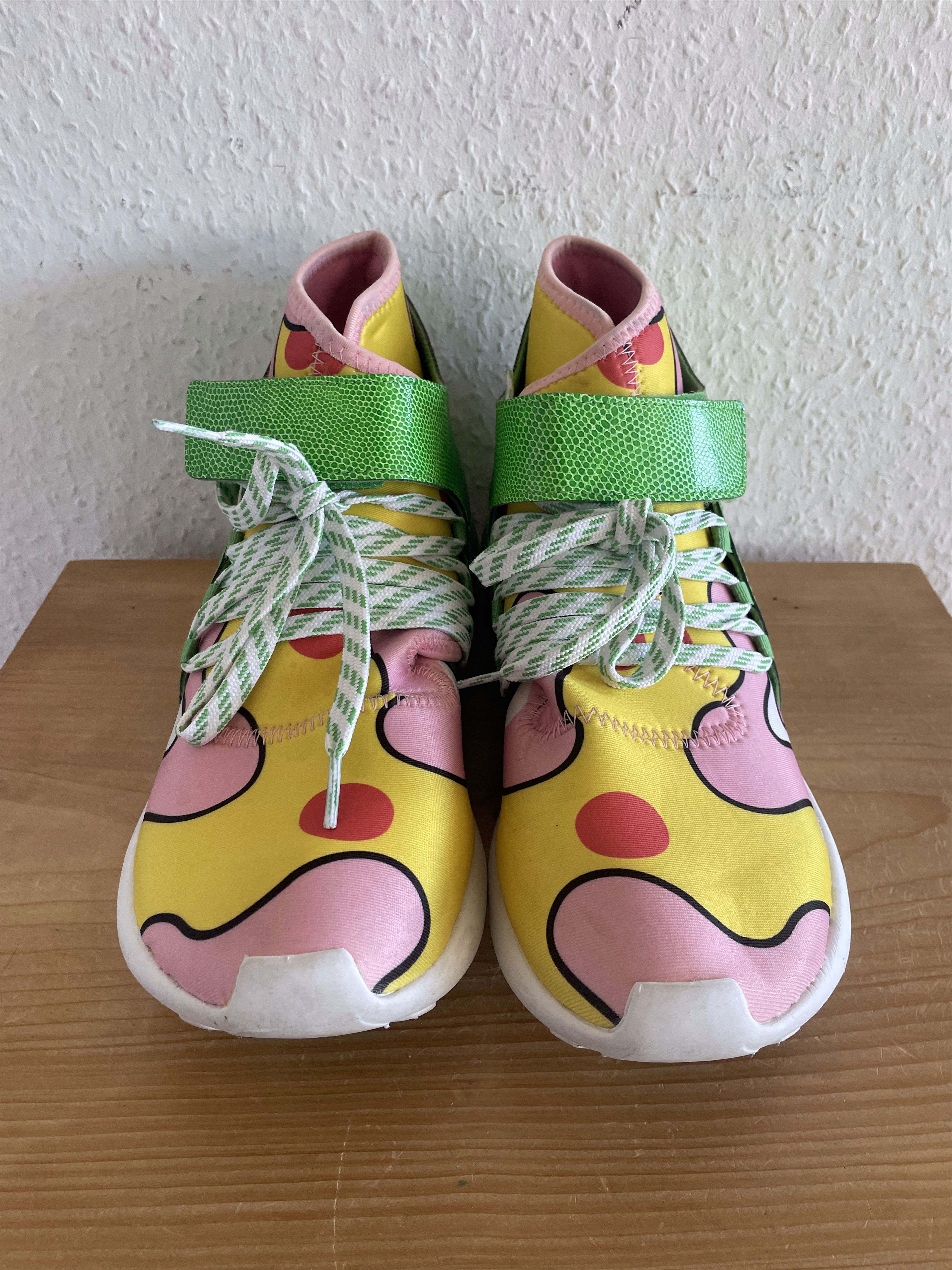 靴 adidas by JEREMY SCOTT colorful tongue Jeremy Scott Beverly Hills Big Tongue Adidas | Grailed