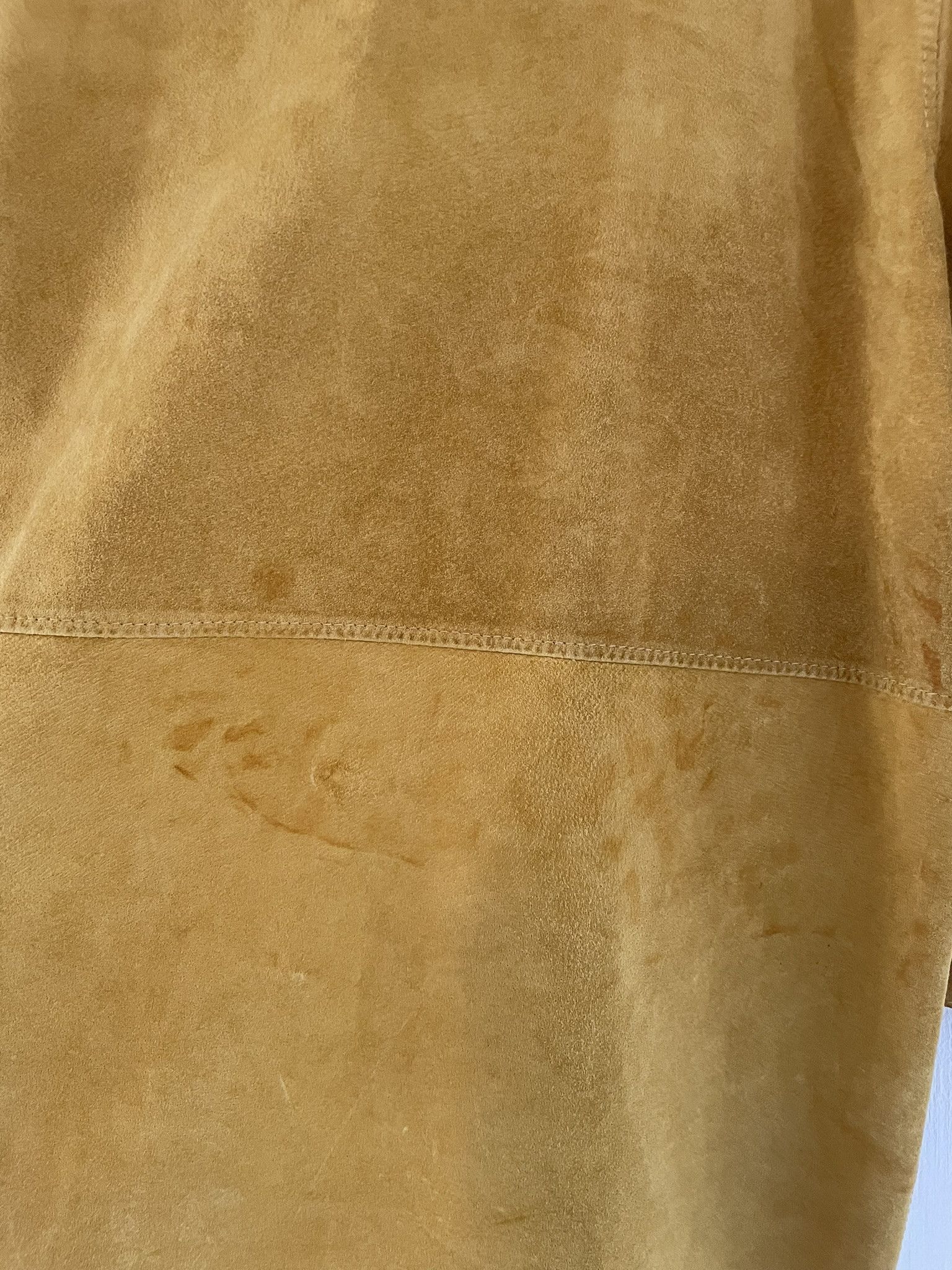 Other Simola & Tidman Yellow Suede Jacket Size S / US 4 / IT 40 - 7 Thumbnail