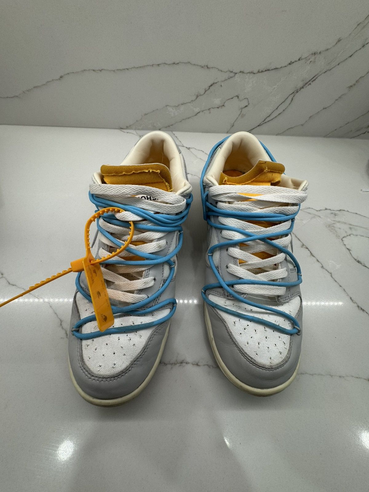 Nike × Off-White × Virgil Abloh Off-White x Nike Dunk Low Lot 02 Size US 10 / EU 43 - 4 Thumbnail