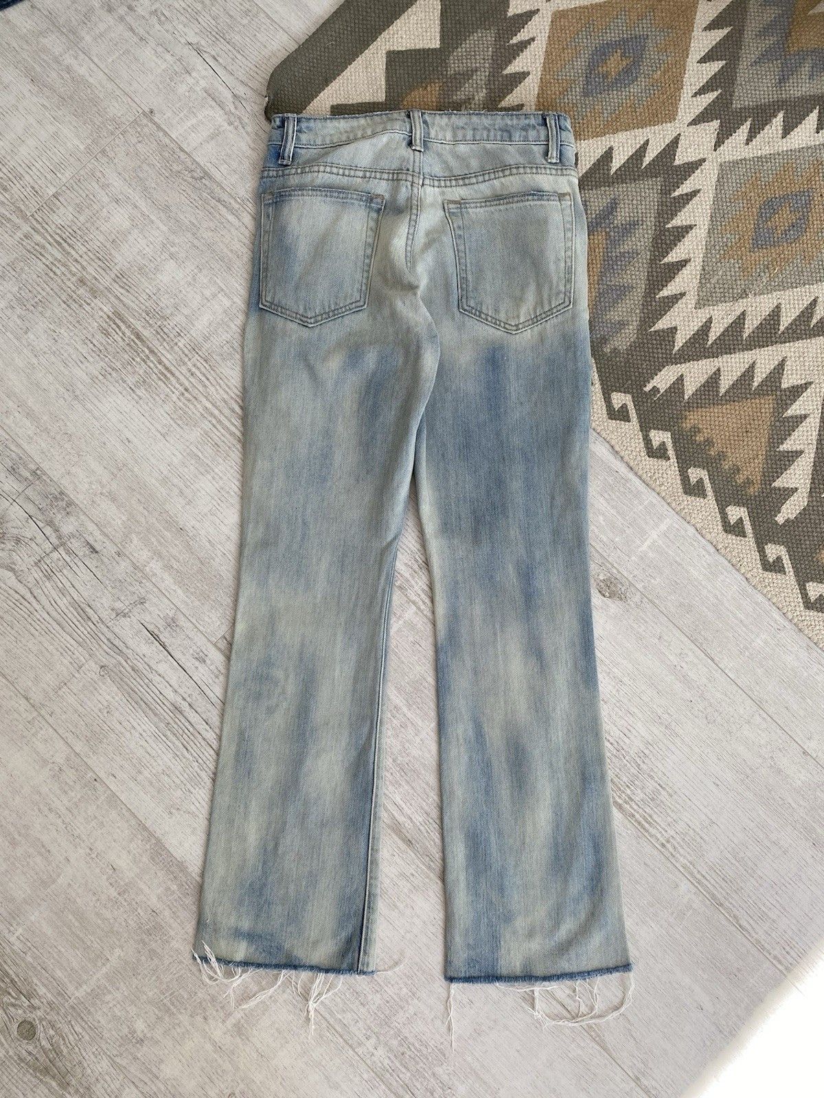 Helmut Lang Helmut Lang Womens Washed Denim Jeans Pants Size 26" / US 2 / IT 38 - 6 Thumbnail