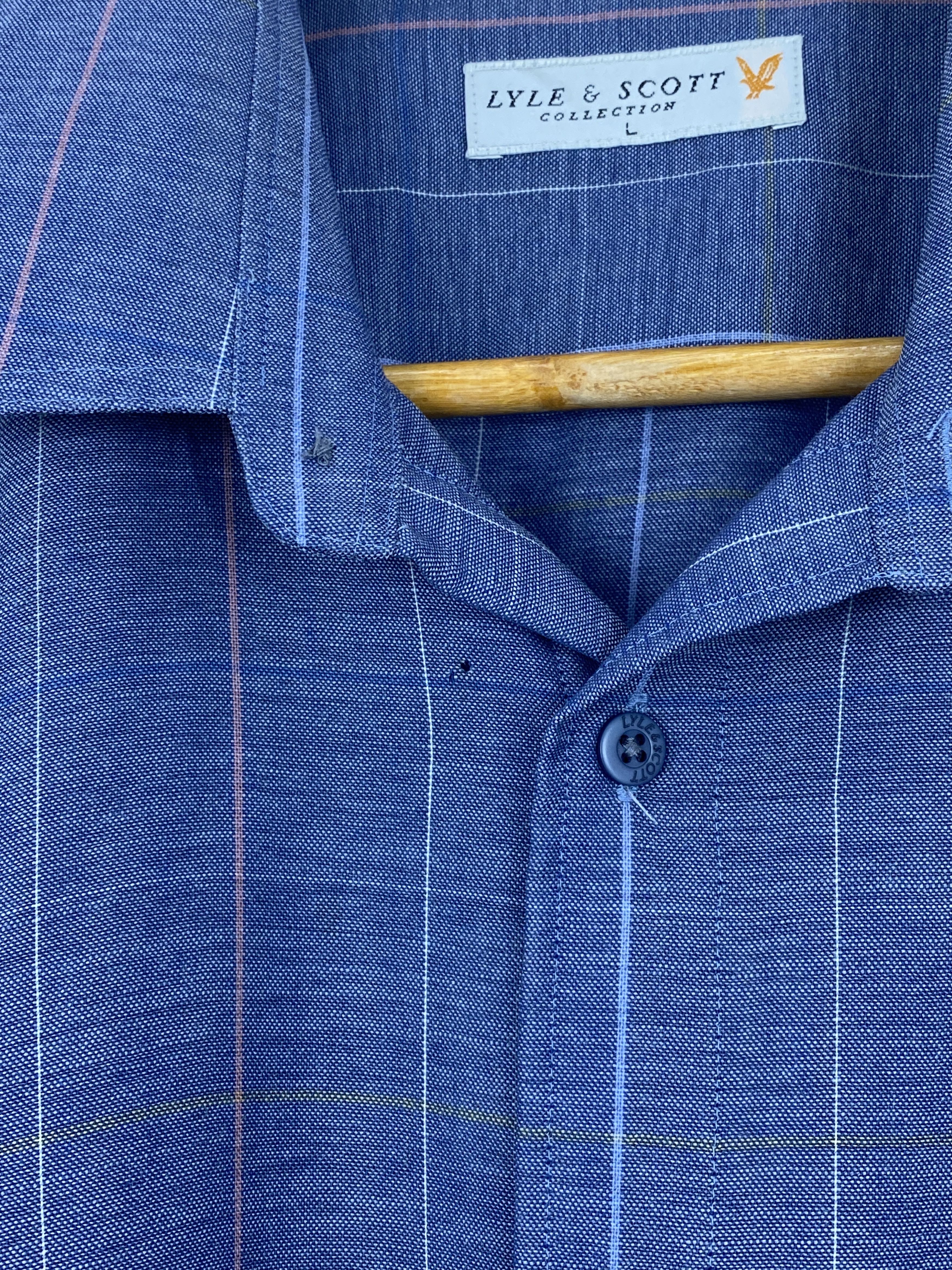 Lyle & Scott Vintage Lyle & Scott Striped Button Up Shirt J1905 Size US L / EU 52-54 / 3 - 11 Thumbnail