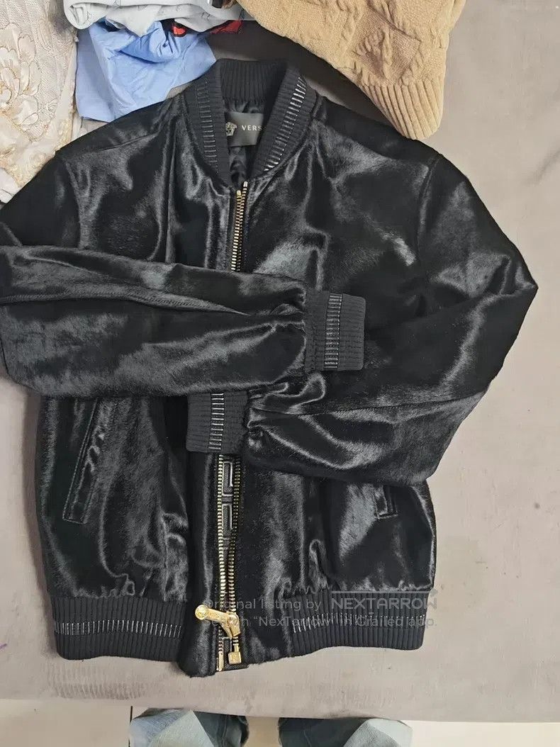 Versace Versace Cotton jacket with one piece of fur Size US M / EU 48-50 / 2 - 2 Thumbnail