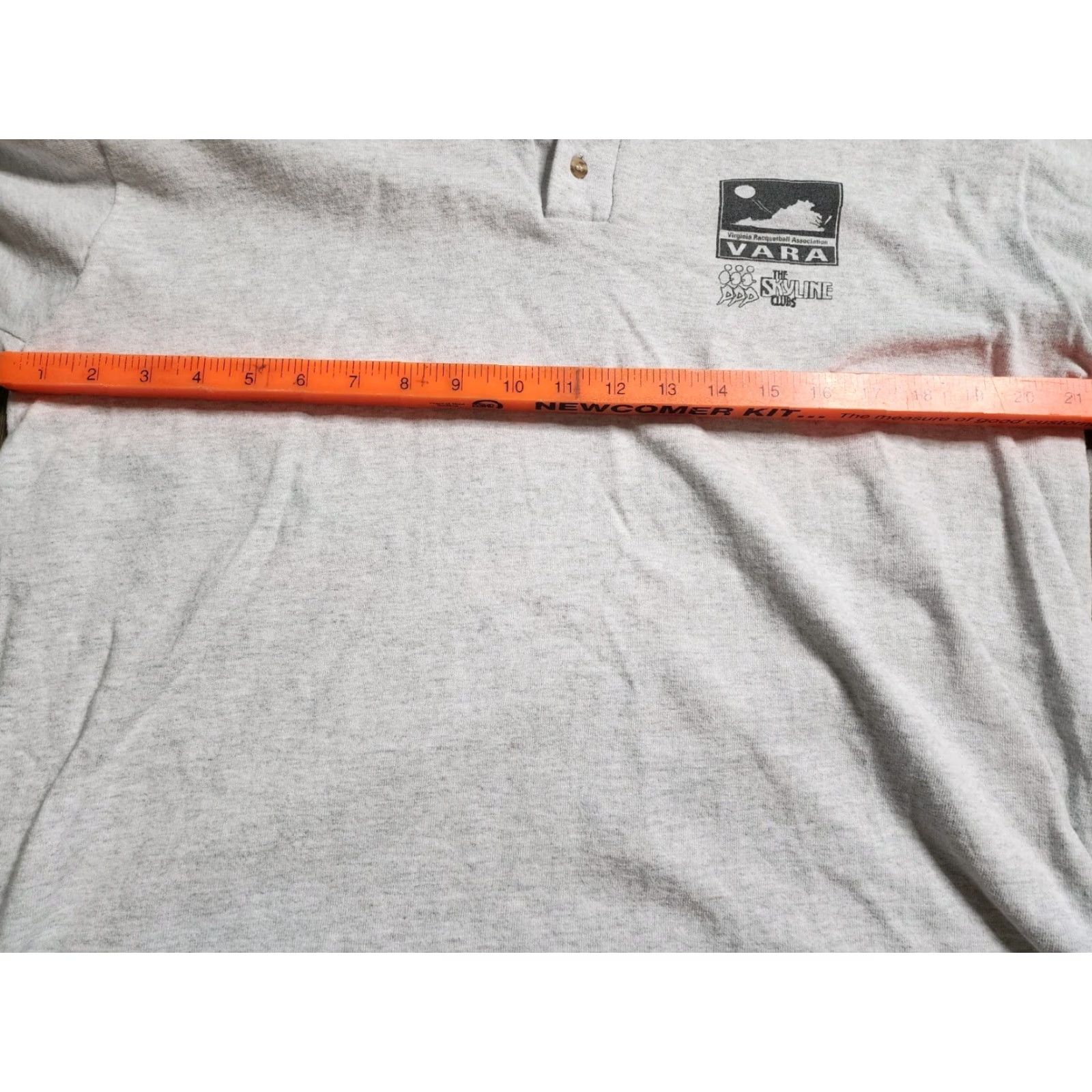 Vintage VINTAGE The Cotton Exchange Shirt Mens L Gray 1990s Henley T-Shirt 90s Tennis Racquetball Preppy Size US L / EU 52-54 / 3 - 5 Thumbnail