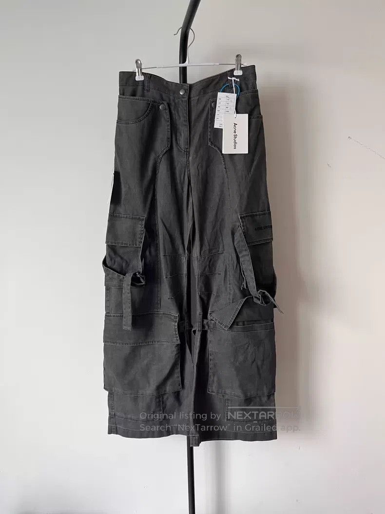 Acne Studios Acne Studios Cargo Trousers Comfortable Cotton Adjustable Size 24" / US 00 / IT 34 - 1 Thumbnail