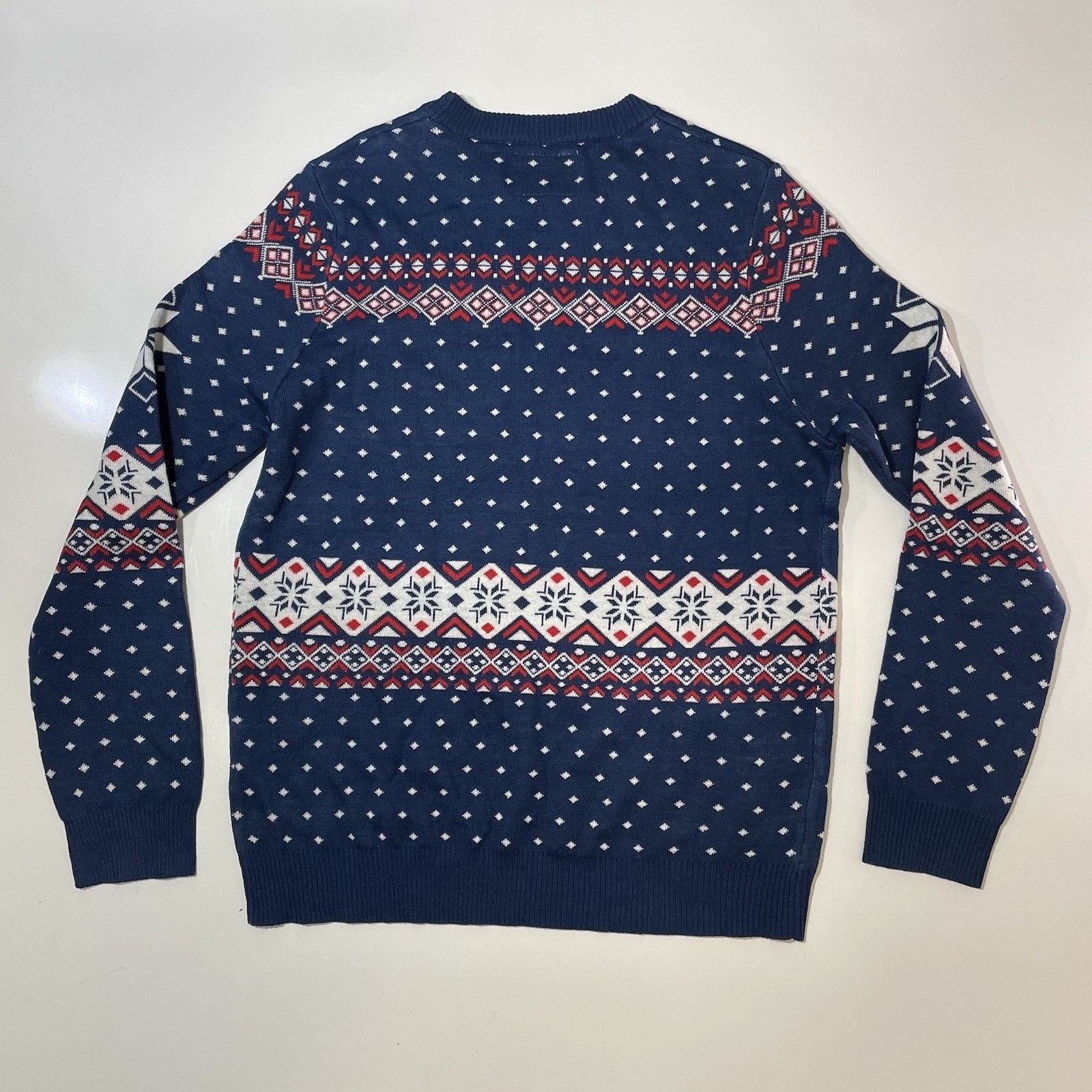Tipsy Elves Tipsy Elves Reindeer Bangin Men’s Ugly Sweater Size L Blue Size US L / EU 52-54 / 3 - 7 Thumbnail