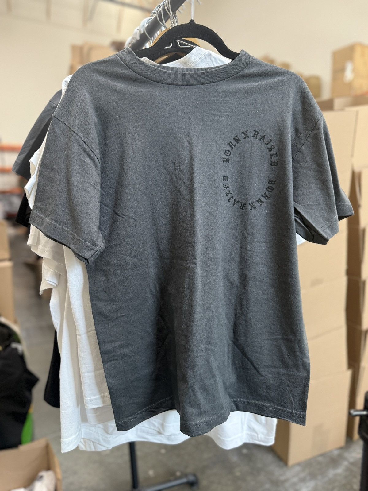 Born X Raised BORN X RAISED BXR DOUBLE ARCH LOGO TEE GREY Size M Size US M / EU 48-50 / 2 - 1 Thumbnail