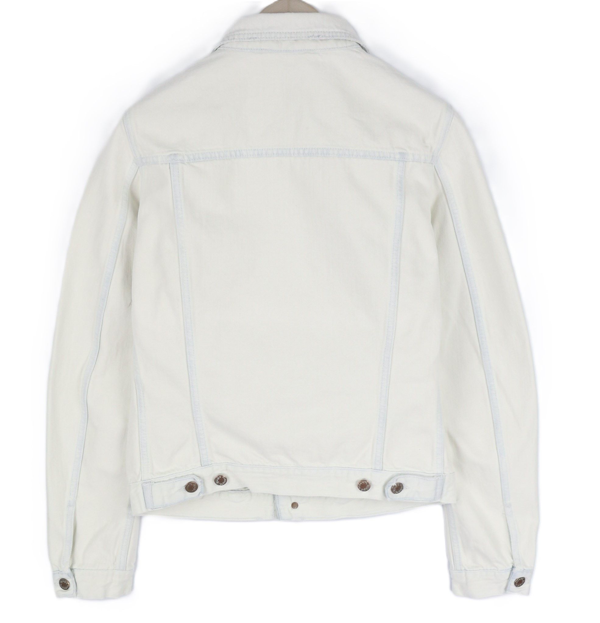 Nudie Jeans TERRY M Extreme Bleach Light Logo Pockets Jacket 81029 Size US M / EU 48-50 / 2 - 2 Thumbnail