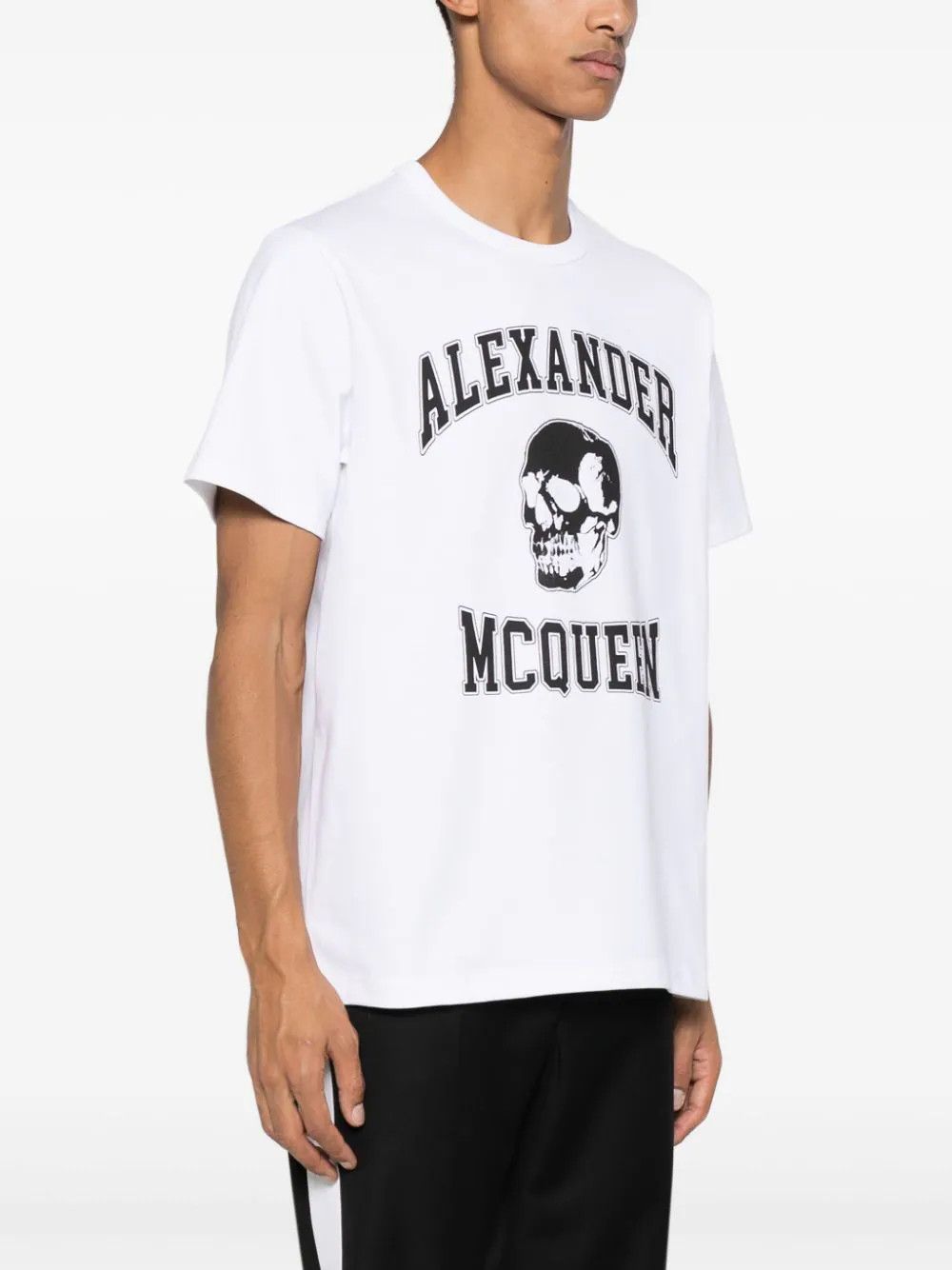 Alexander McQueen o1y1024 T-Shirt In White Size US M / EU 48-50 / 2 - 3 Thumbnail