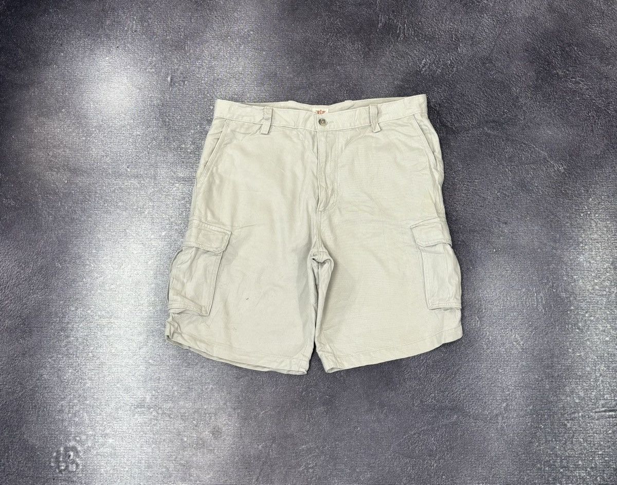 Dockers Vintage Dockers 2000s Y2K Beige Hype Utility Cargo Shorts Size US 36 / EU 52 - 1 Thumbnail