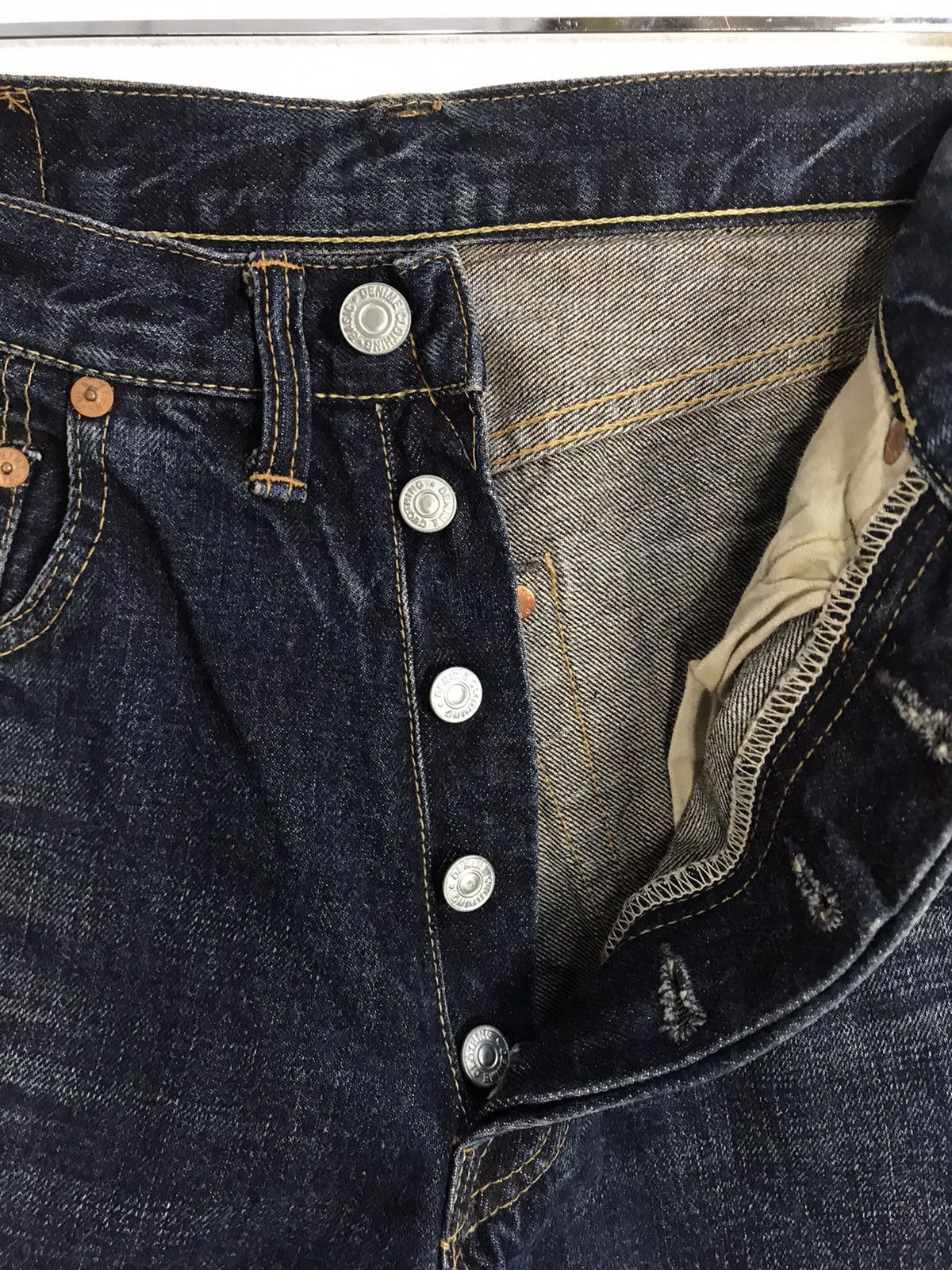 Denime Denime Dark Indigo Denim Jeans Selvedge Size 26 29 Size 26" / US 2 / IT 38 - 6 Thumbnail