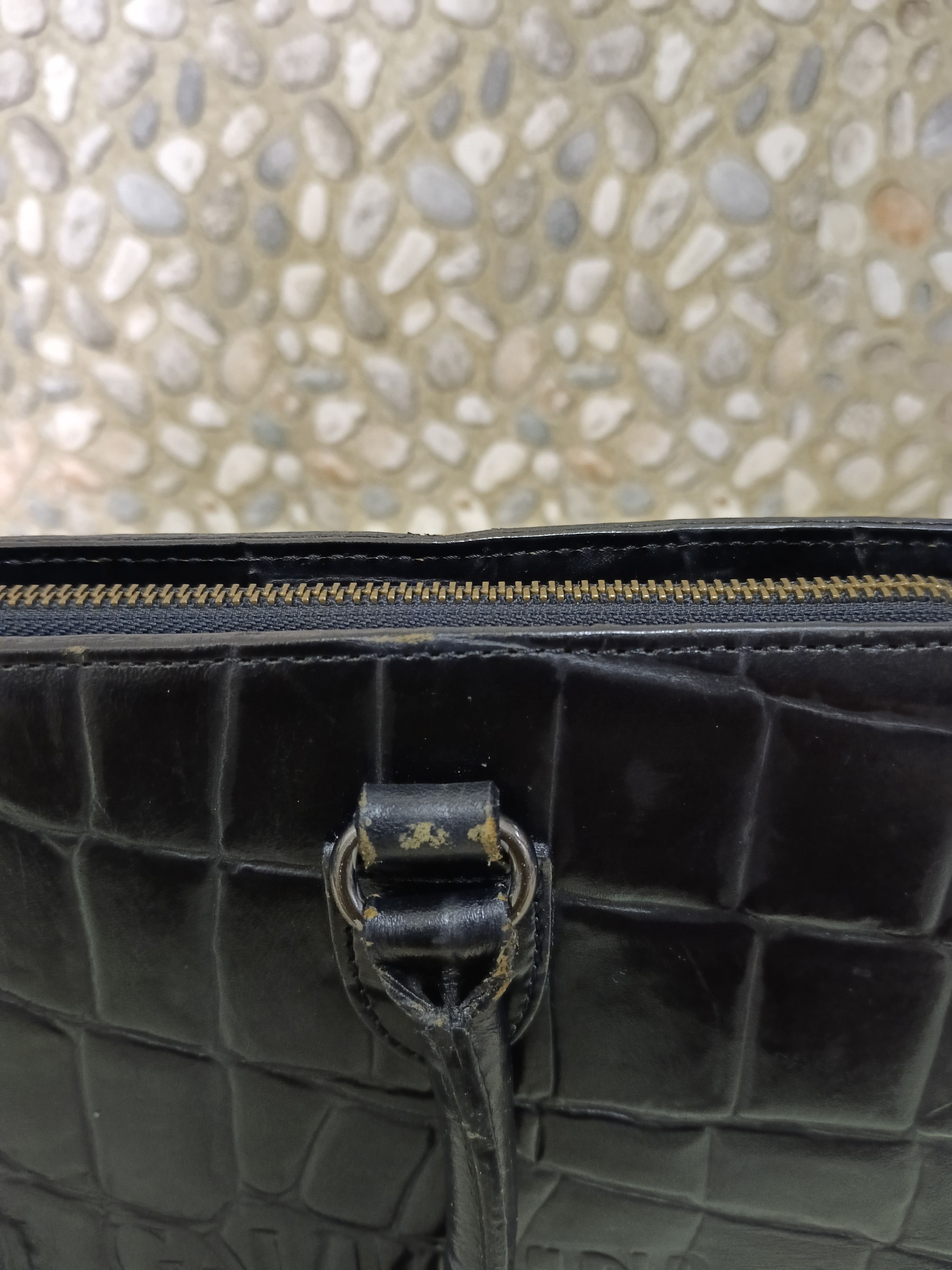 Jean Paul Gaultier Jean Paul Gaultier Leather Crocodile Embossed Pattern 2ways Size ONE SIZE - 7 Thumbnail