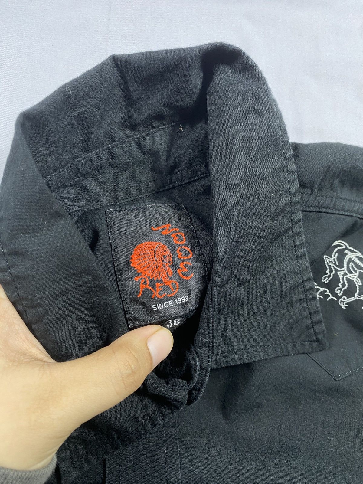 If Six Was Nine western shirt Red moon japan Yohji Yamamoto style Size US L / EU 52-54 / 3 - 10 Thumbnail