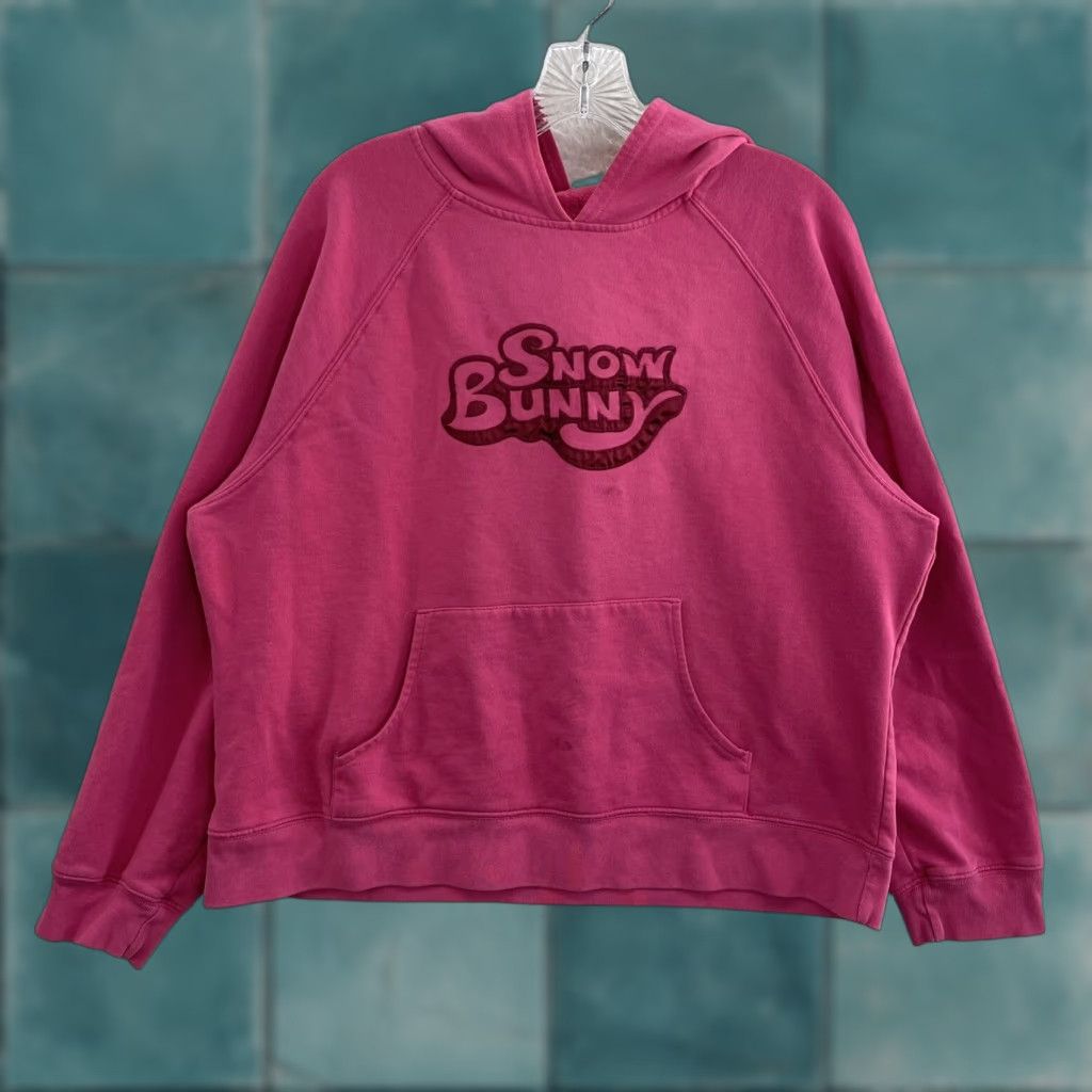 Old Navy VINTAGE Old Navy Hoodie Main Selling Point Grunge 2XL Pink Snow Bunny Cyber Fairy Casual Womens Size XXL / US 16-18 / IT 52-54 - 1 Thumbnail
