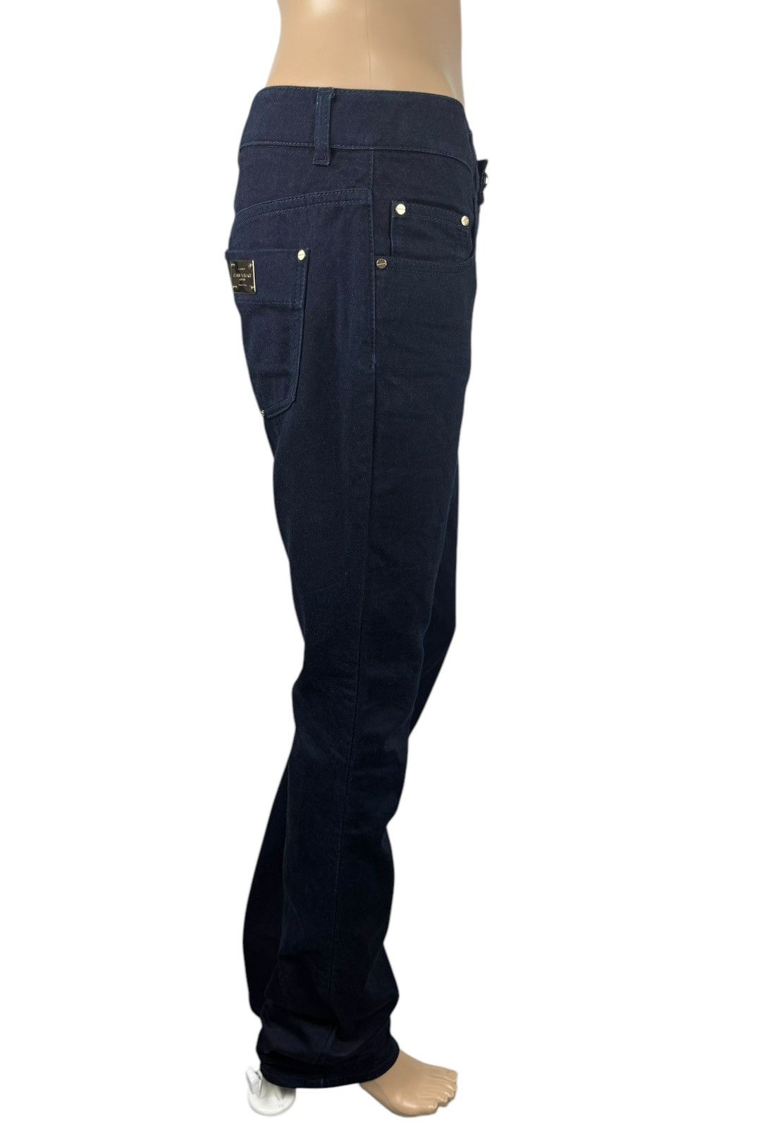 Versace Gianni Versace Couture Dark Blue Jeans Bootcut size 27 Size 27" / US 4 / IT 40 - 3 Thumbnail