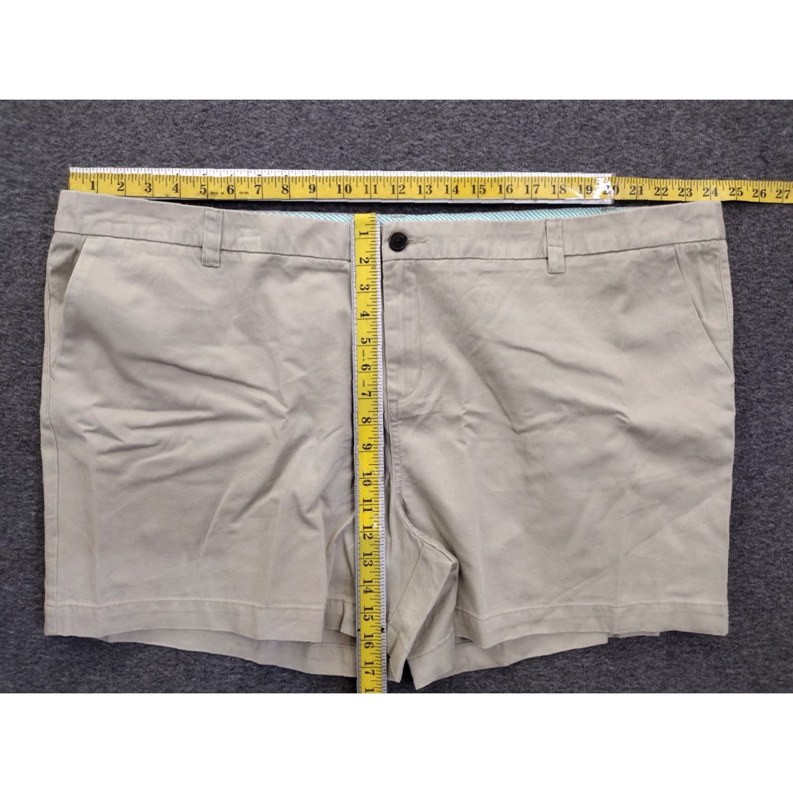 Vintage Unbranded Women's Cotton Chino Short Shorts 26W Beige Vintage: No Size 30" / US 8 / IT 44 - 4 Thumbnail