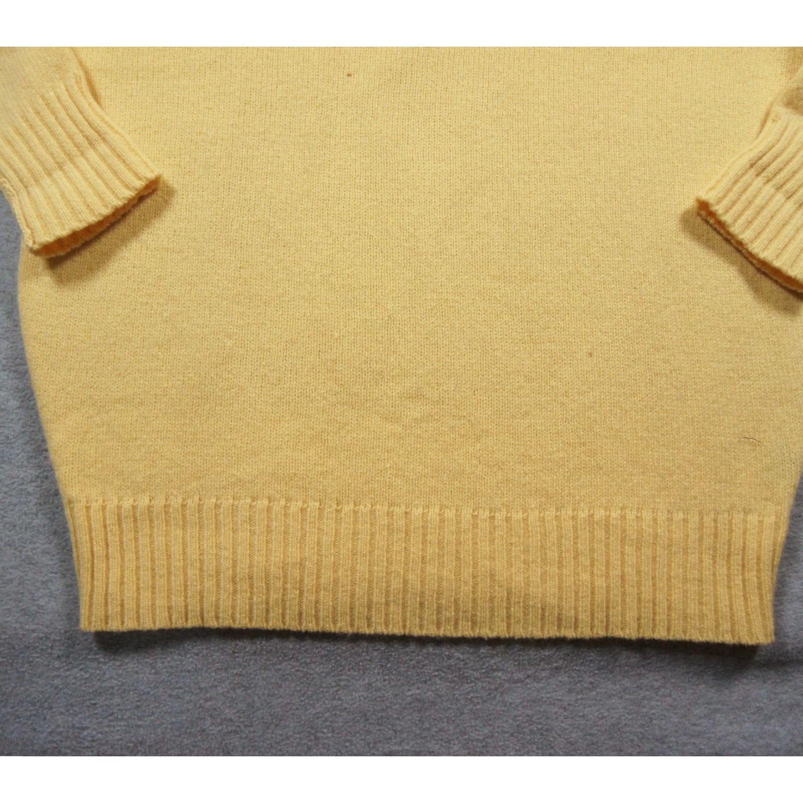 Polo Ralph Lauren VINTAGE Polo Ralph Lauren Sweater Mens M Yellow Knit Wool Oversized Size US M / EU 48-50 / 2 - 4 Thumbnail