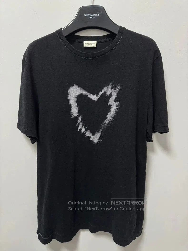 Saint Laurent Paris Saint Laurent 23FW Sequin Heart T. Size US XS / EU 42 / 0 - 1 Thumbnail