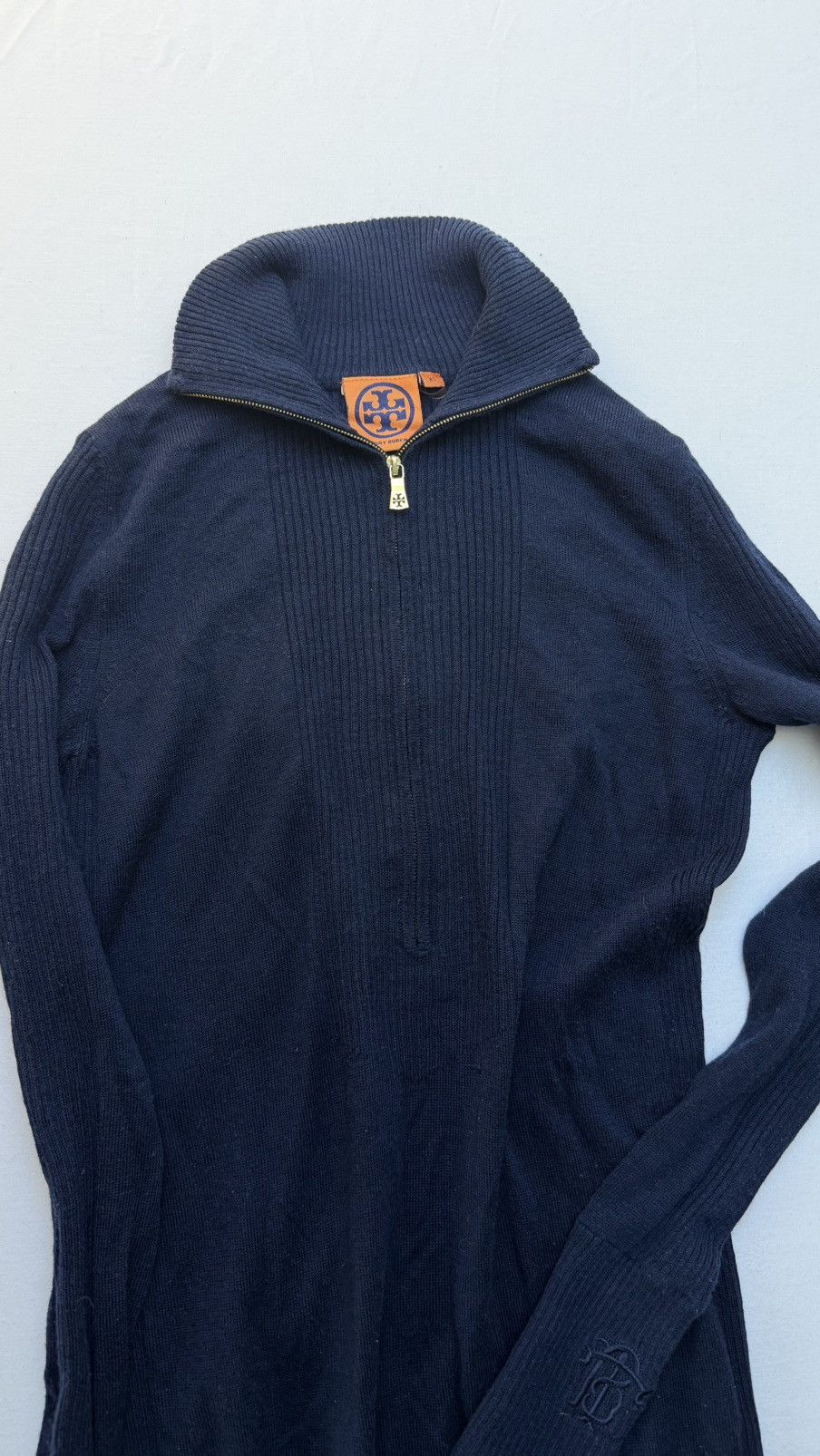 Tory Burch Tory Burch Ribbed Half-Zip Knit Sweater XS Size XS / US 0-2 / IT 36-38 - 5 Thumbnail