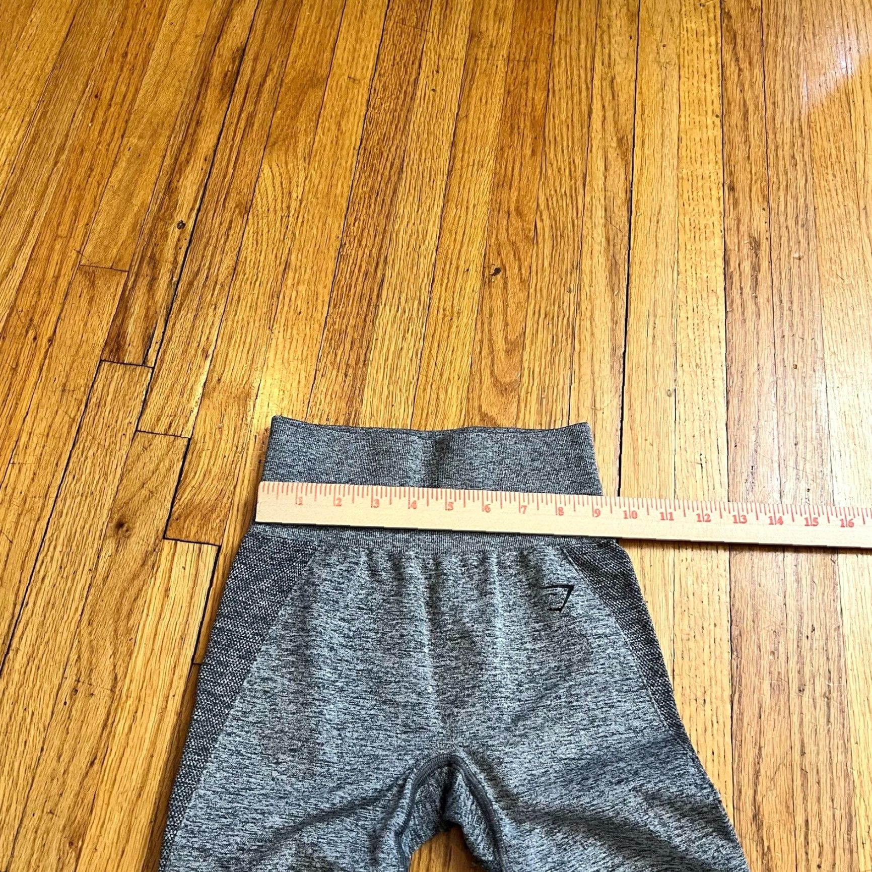 Gymshark Gymshark Leggings Womens XS Seamless Compression Gray Spellout Size 26" / US 2 / IT 38 - 6 Thumbnail