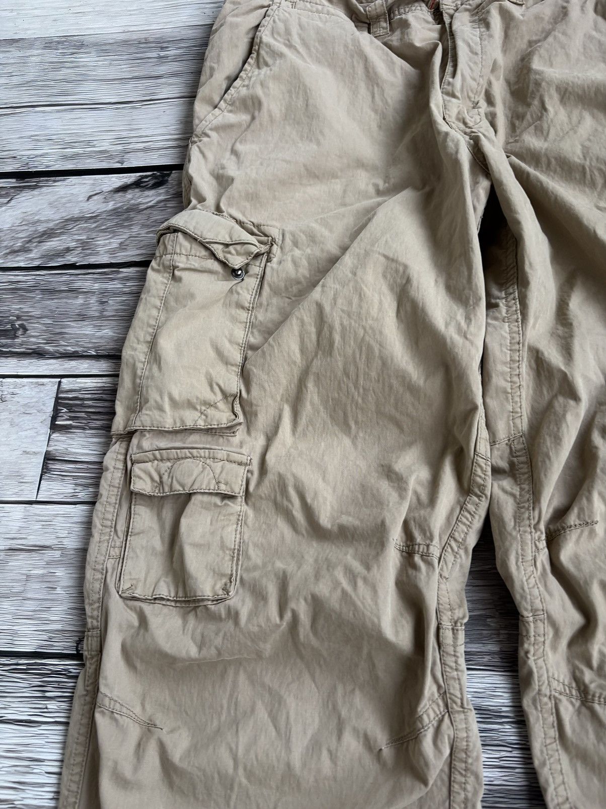 Hysteric Glamour VINTAGE JUNYA WATANABE RAF SIMONS STYLE CARGO PANTS Size US 34 / EU 50 - 3 Thumbnail
