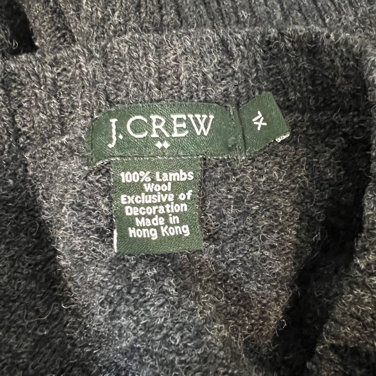 J.Crew J. Crew Factory Wool Crewneck Pullover Sweater Size US XL / EU 56 / 4 - 3 Thumbnail