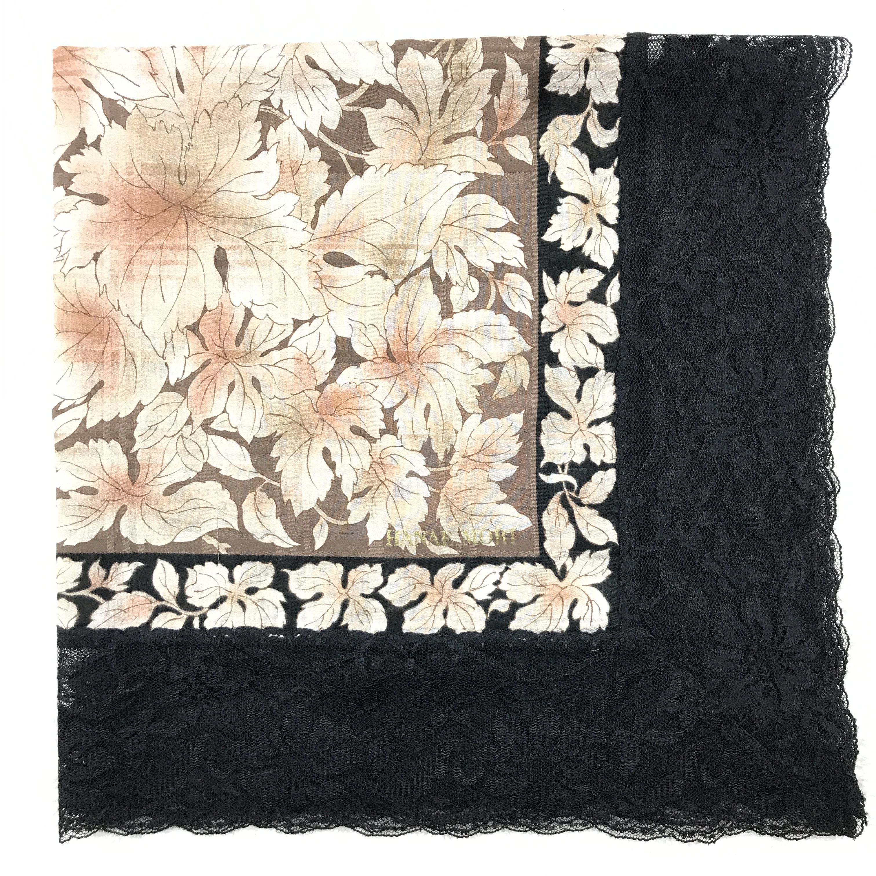 Hanae Mori × Japanese Brand × Vintage Hanae Mori Embroidery Bandana Neckerchief Handkerchief Size ONE SIZE - 2 Thumbnail