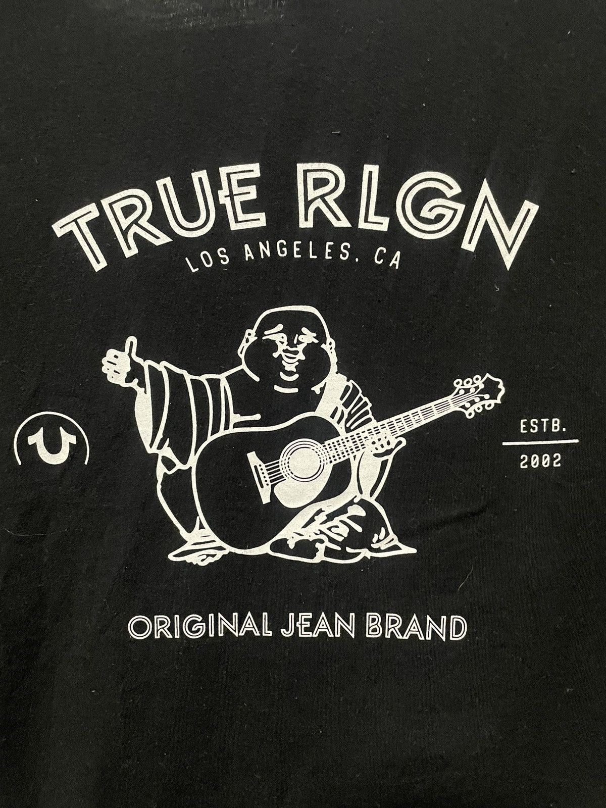 True Religion Vintage Y2K True Religion Guitar Logo T-Shirt Black Size US L / EU 52-54 / 3 - 4 Thumbnail
