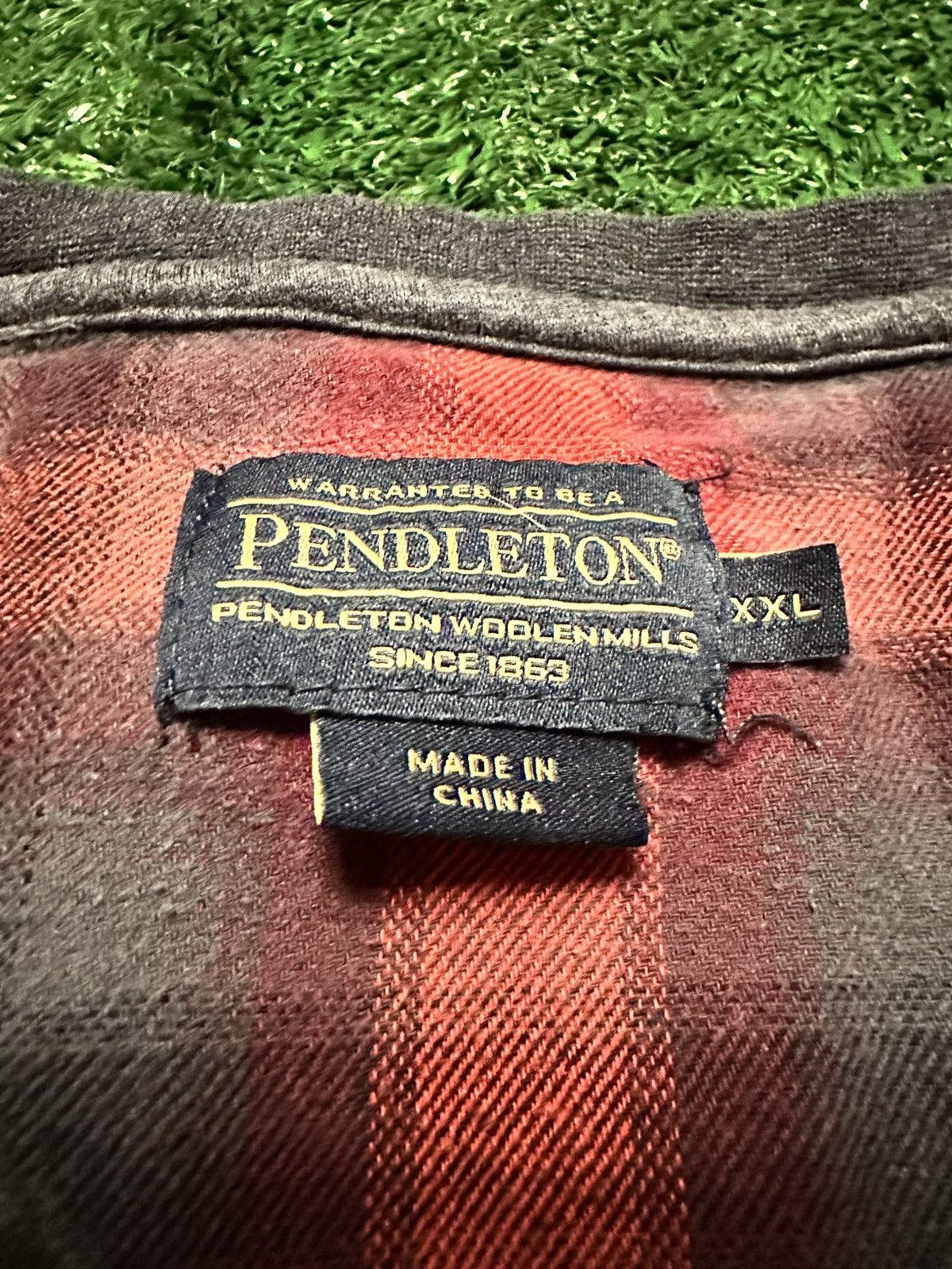 Pendleton Grey Pendleton Long Sleeve Button Shirt Size XXL Size US XXL / EU 58 / 5 - 4 Thumbnail